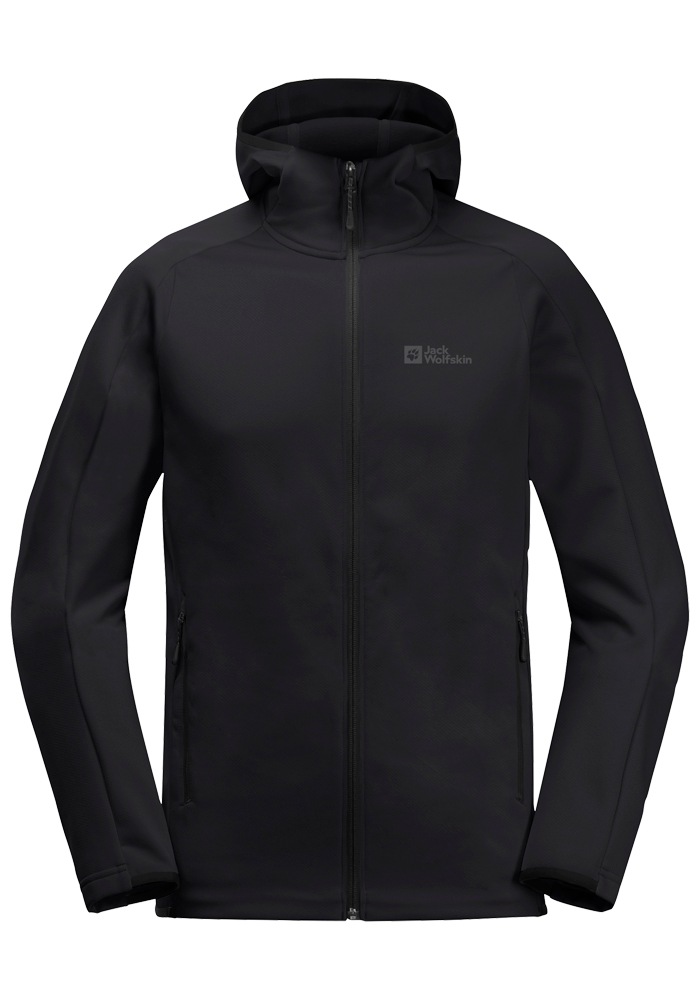 Jack Wolfskin Fleecejacke »ALPGRAT HOODED FZ M«, mit Kapuze
