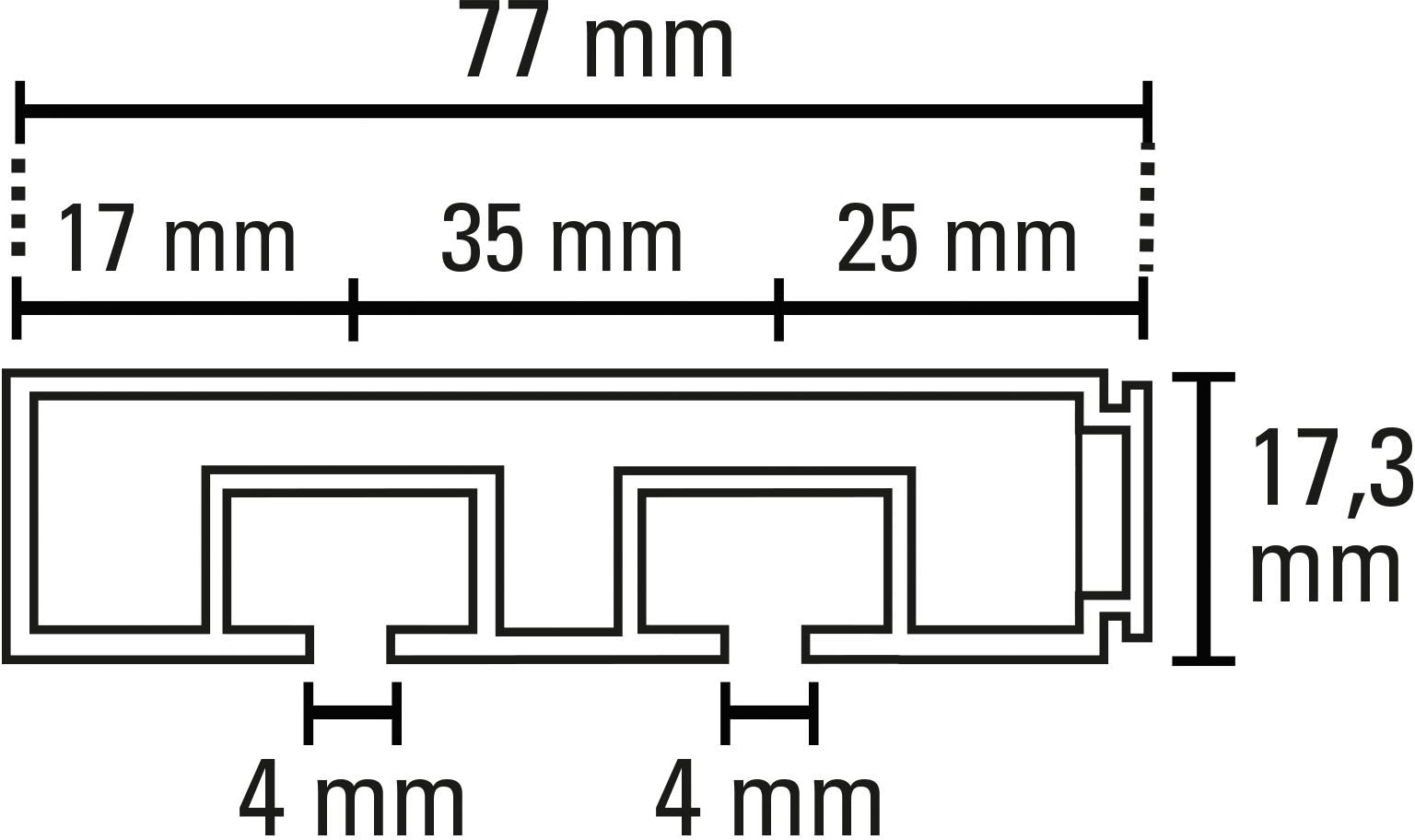 GARDINIA Gardinenschiene »Vorhangschienen Set GK2«, 2 läufig-läufig,  Fixmass, 2-läufig online shoppen | Jelmoli-Versand