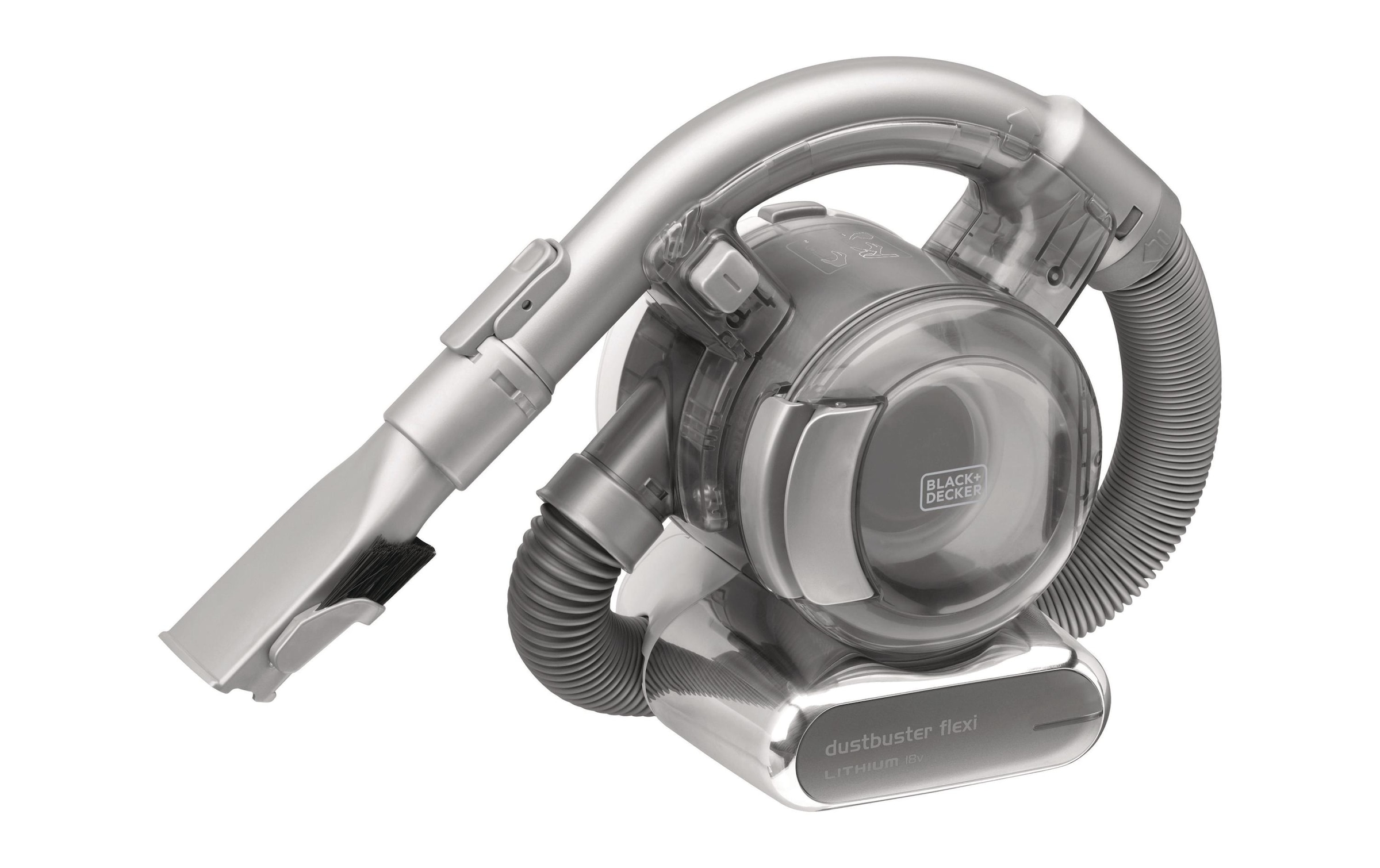 Black + Decker Akku-Handstaubsauger »Dustbuster Flexi Silberfarben«