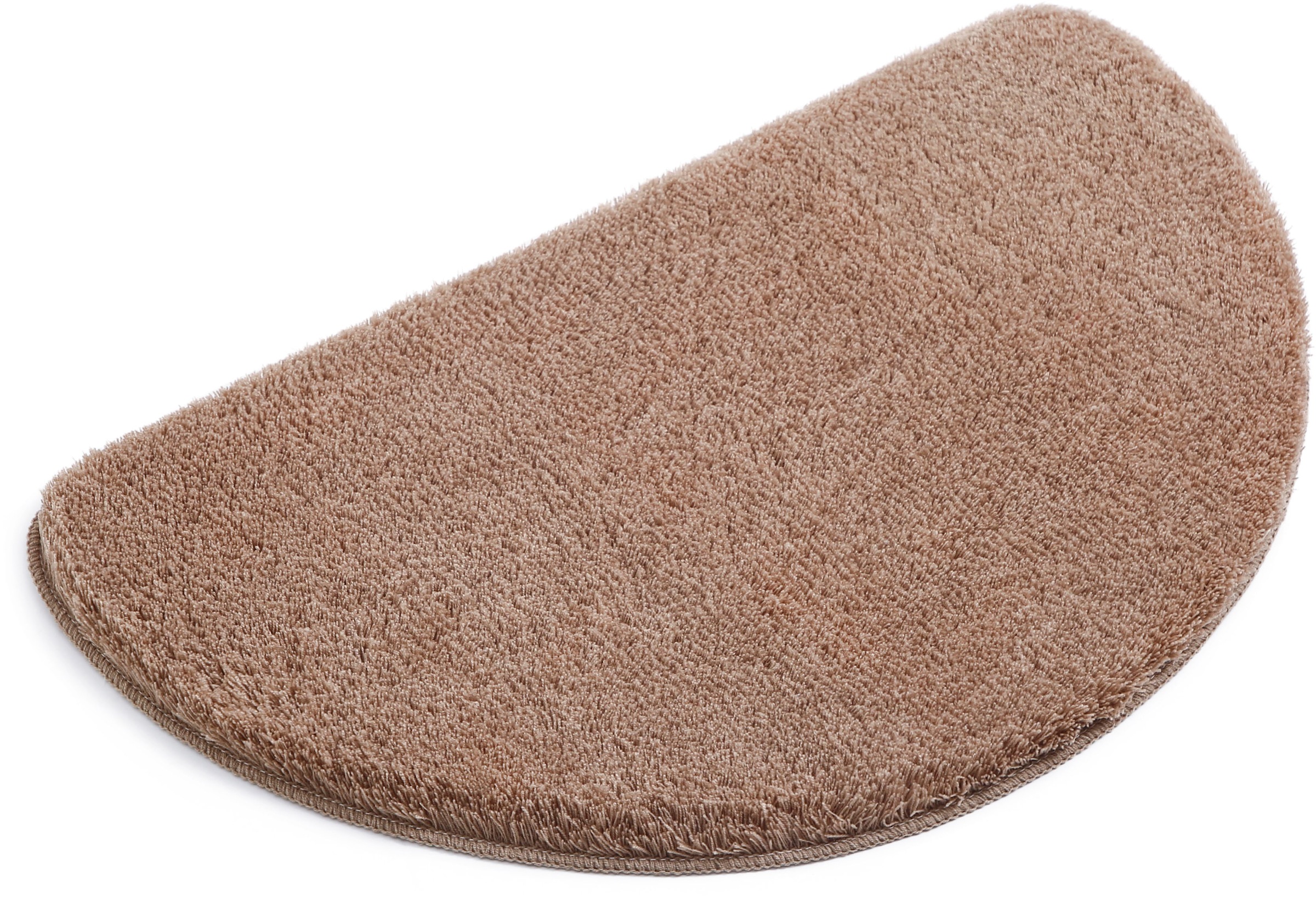 OTTO home Badematte "Merida, Badvorleger, Badezimmer Teppich" Höhe 32 mm rutschhemmend beschichtet fußbodenheizungsgeeignet  schnell trocknend  strapazierfähig Badteppich, Uni Farben, rechteckig, rund & als 2-tlg. Set erhältlich