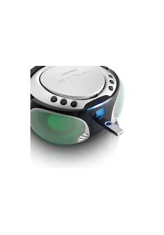 Lenco Radio »Portable Radio/CD-Player SCD-550 Silber«, (CD-Bluetooth FM-Tuner) kaufen