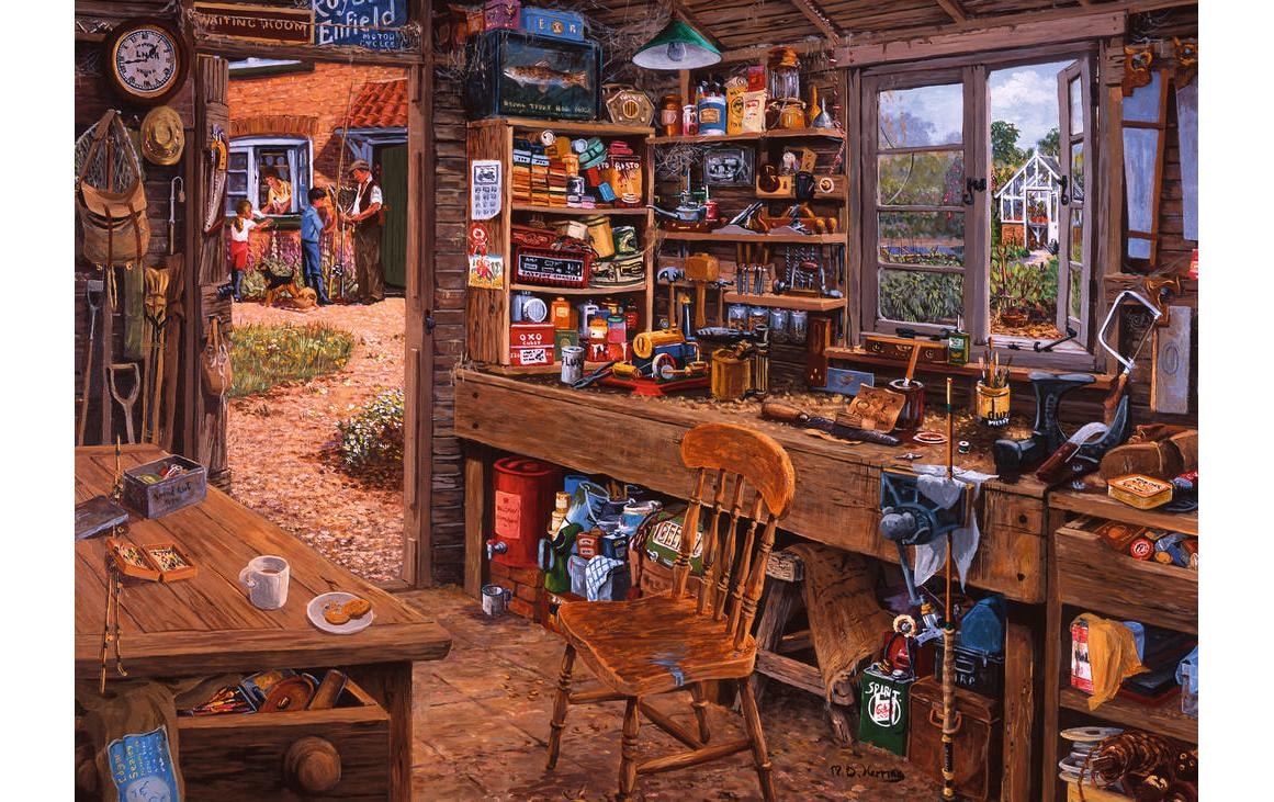 Ravensburger Puzzle »Opas Schuppen«