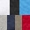 rot, blau, marine, khaki, grau-meliert, weiss, schwarz