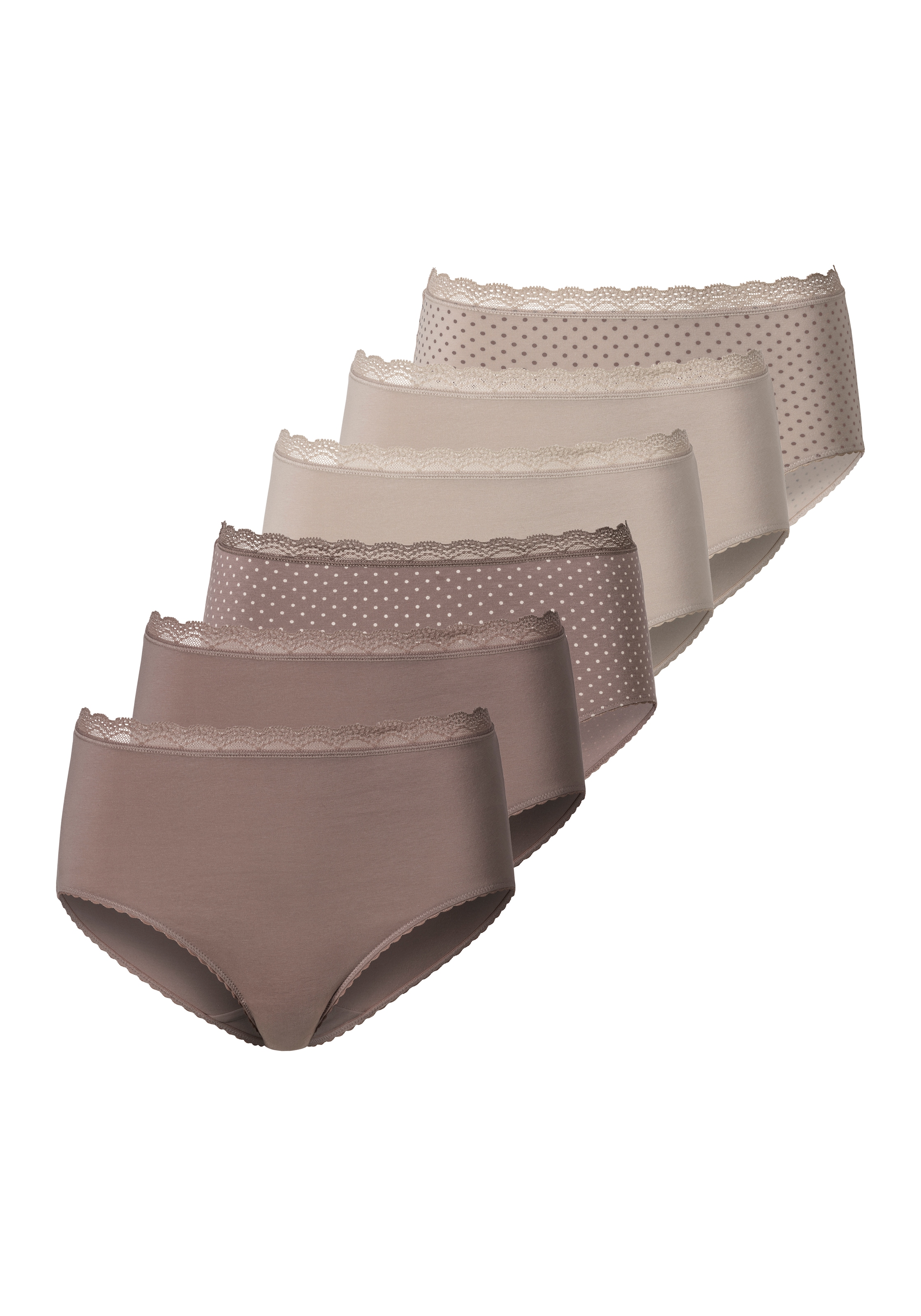 Vivance Taillenslip Packung, 6 Stk. tlg., angenehm elastische Qualität