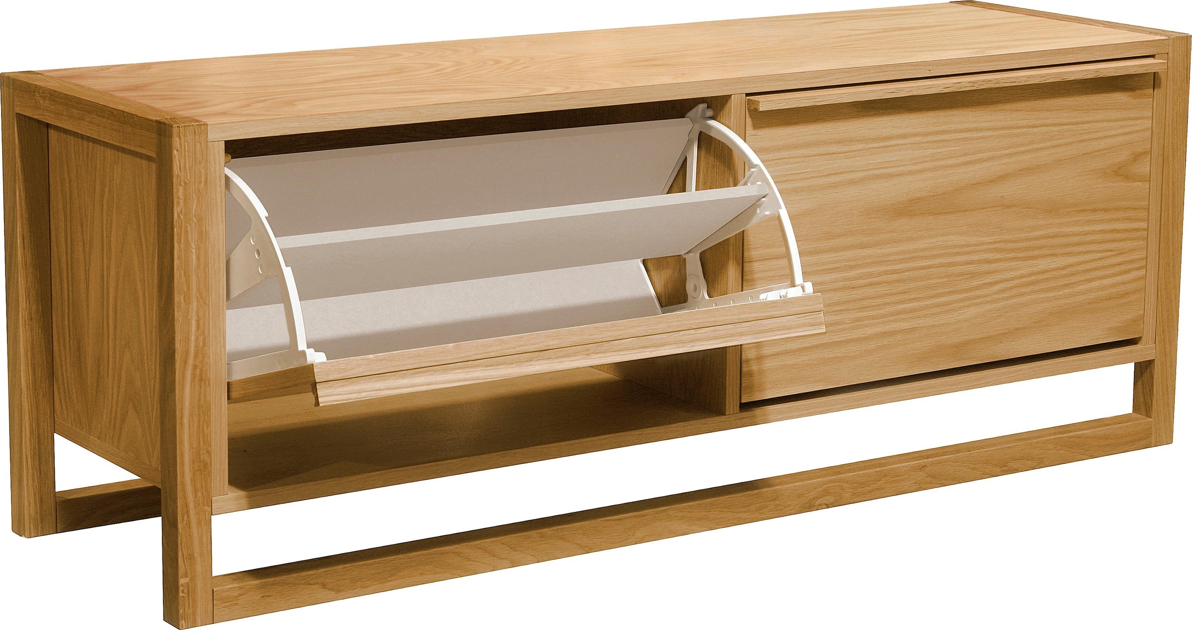 Woodman Sitzbank »NewEst«, im skandinavian Design, Holzfurnier aus Eiche, FSC®
