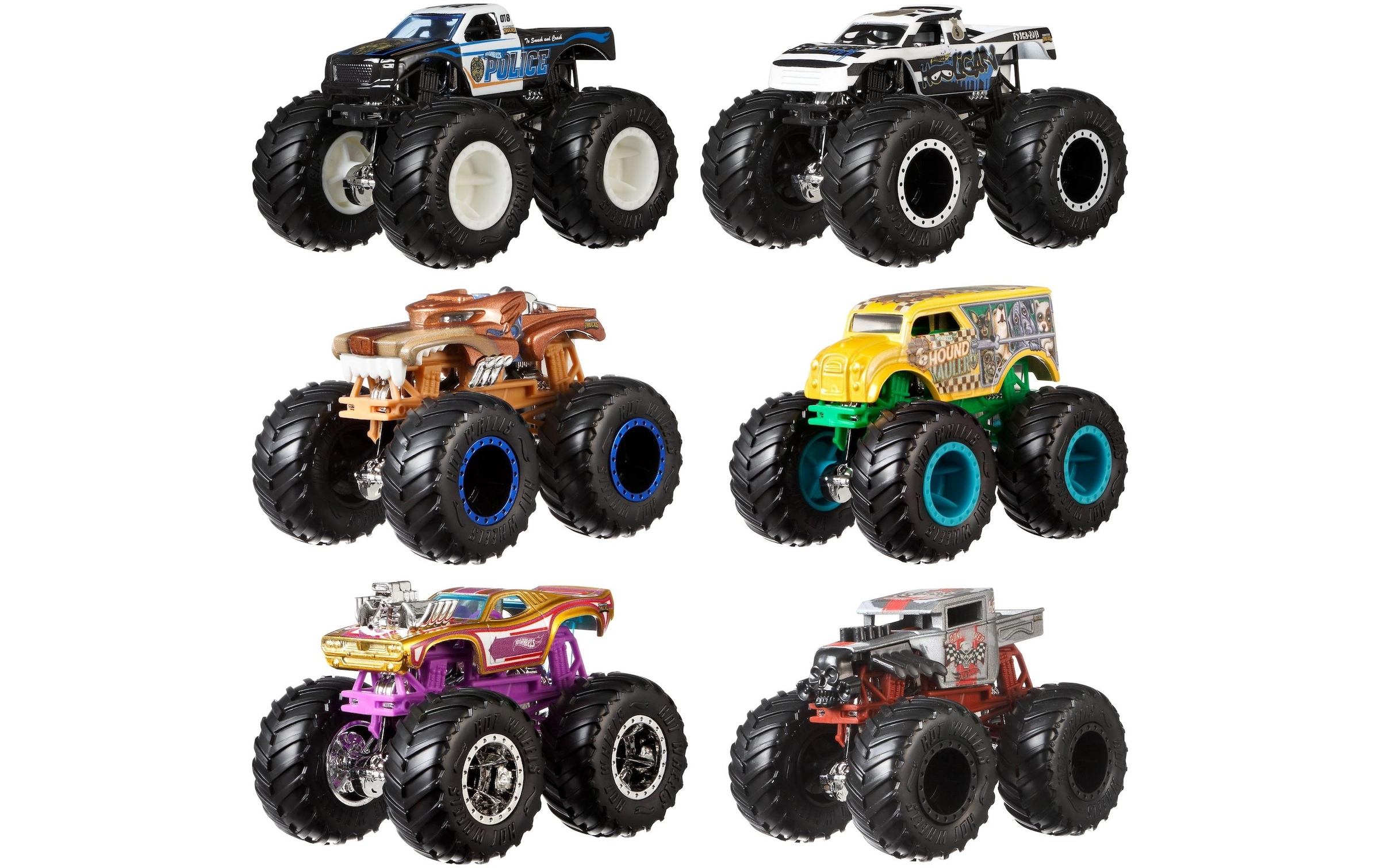 Hot Wheels Spielzeug-Auto »Monster Trucks Die-Cast 2er-Pack«