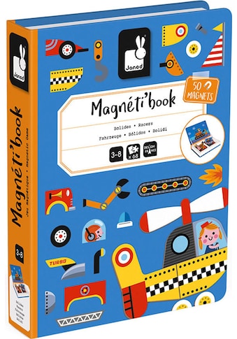 Janod Lernspielzeug »Magnetbuch - Fahrzeuge«, FSC®-Holz aus gewissenhaft... kaufen