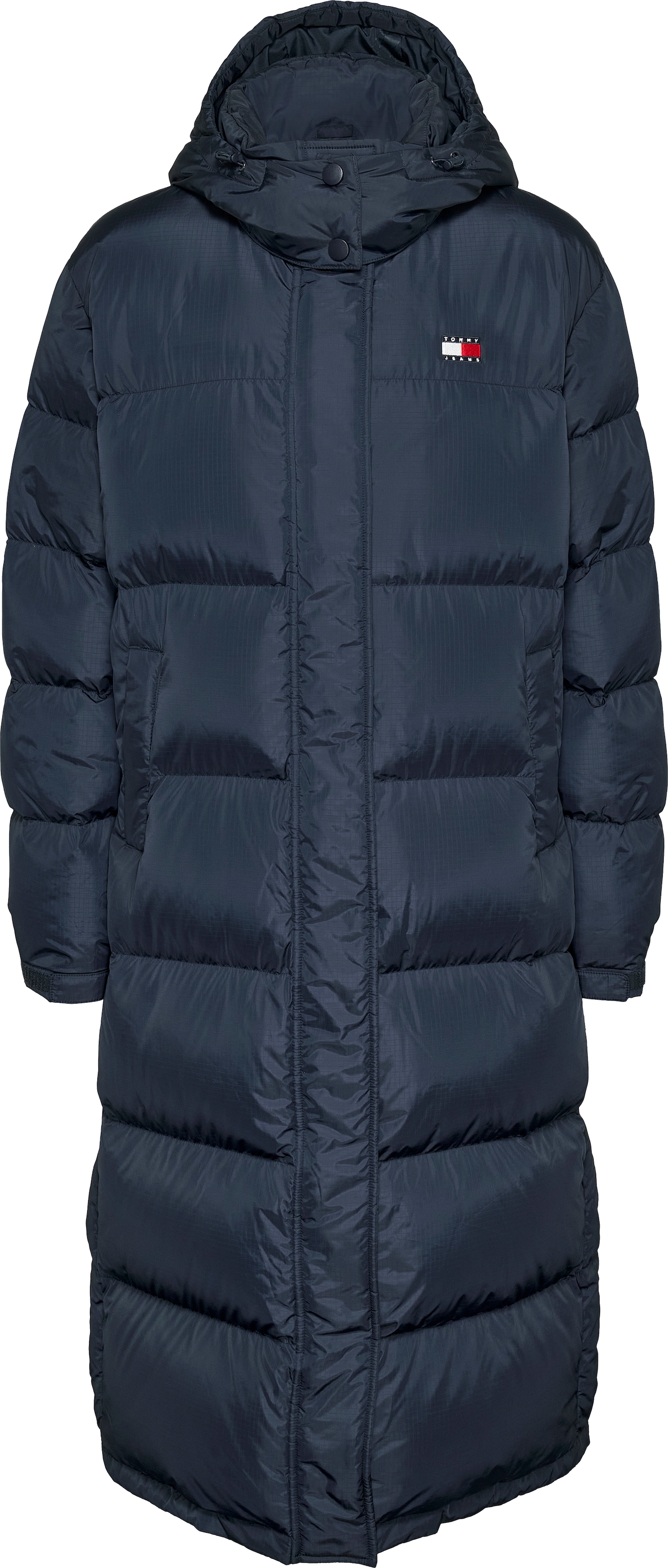 Tommy Jeans Steppmantel »TJW ALASKA LONG PUFFER EXT«, mit Logostickerei