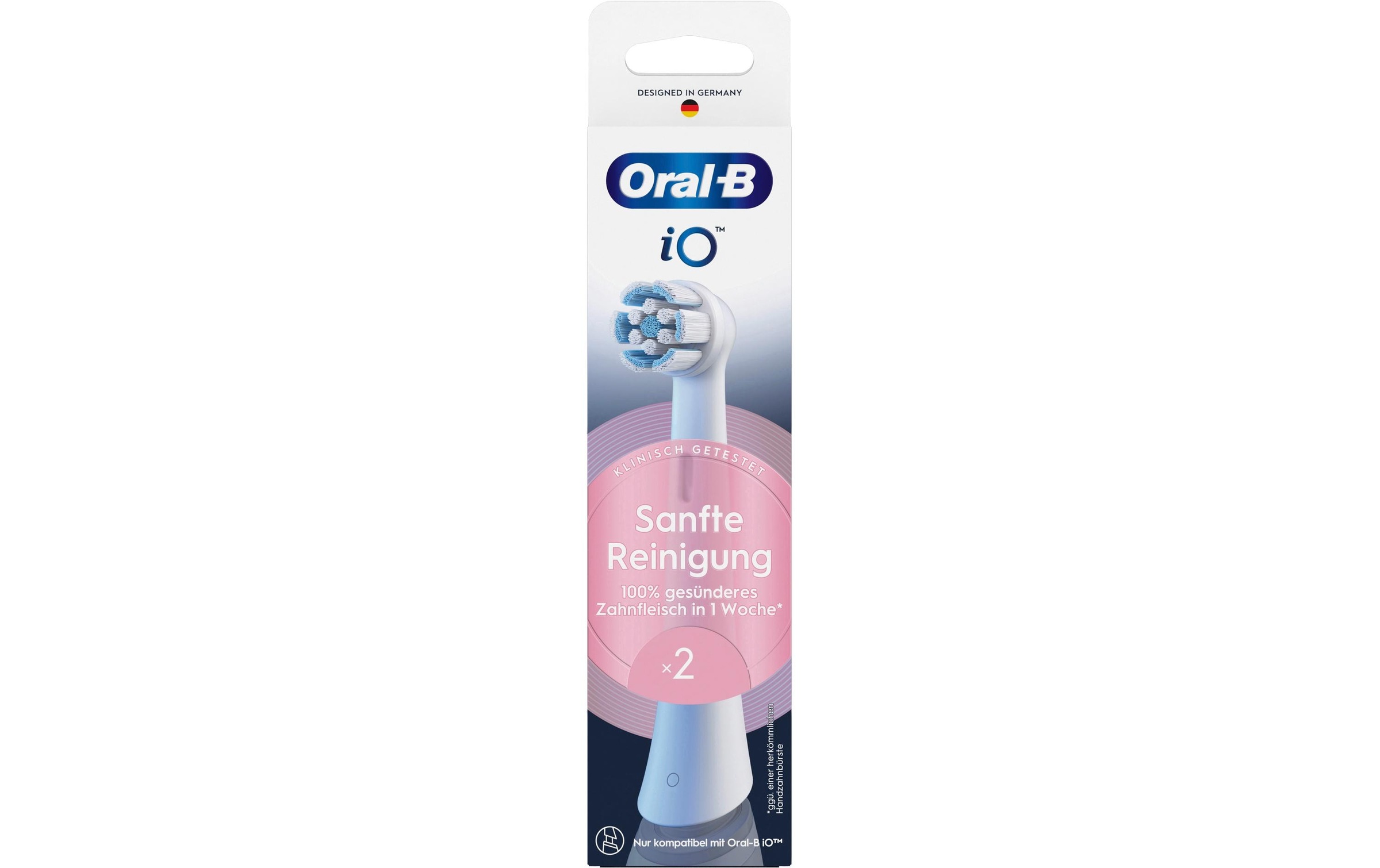 Oral-B Aufsteckbürste »iO Sanfte Reinigung 2 Stück«