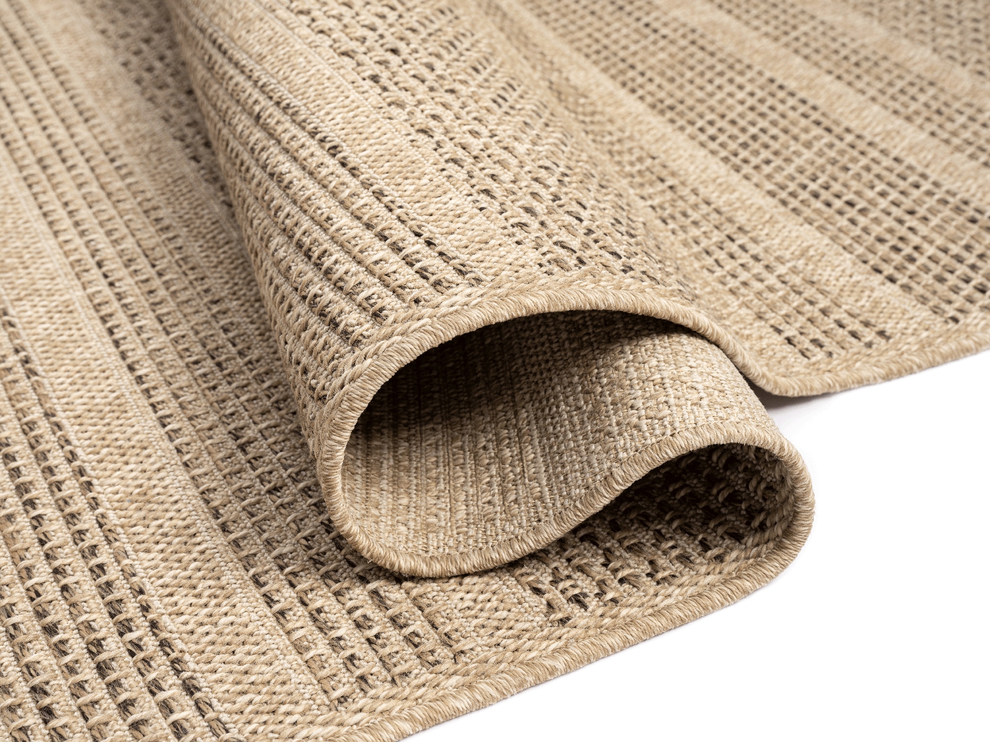 merinos Teppich »Kenzy 4«, rechteckig, 10 mm Höhe, robuster In- und Outdoor Teppich im natürlichen Jute-Look, wetterfest