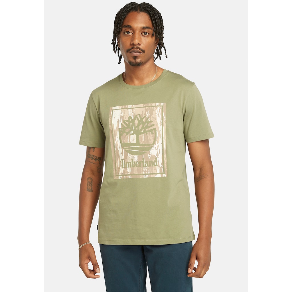 Timberland T-Shirt »STACK LOGO Camo Short Sleeve Tee«