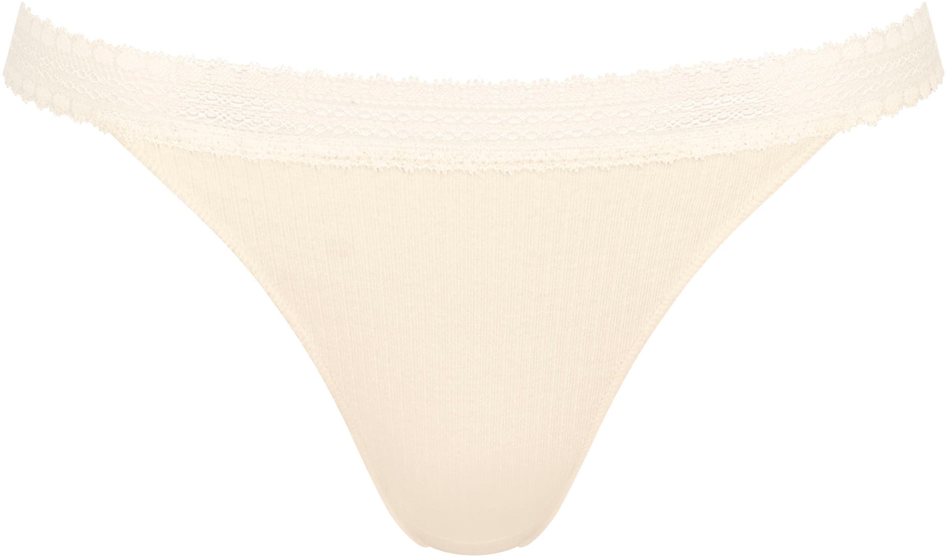 sloggi Slip »GO Ribbed R Tanga C2P«, (2er Pack), Rippstruktur