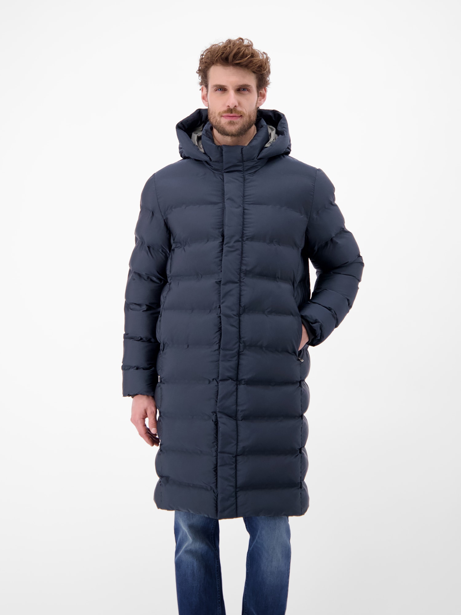 LERROS Wintermantel »LERROS Herren Stepp-Parka mit abnehmbarer Kapuze« Keine Angabe