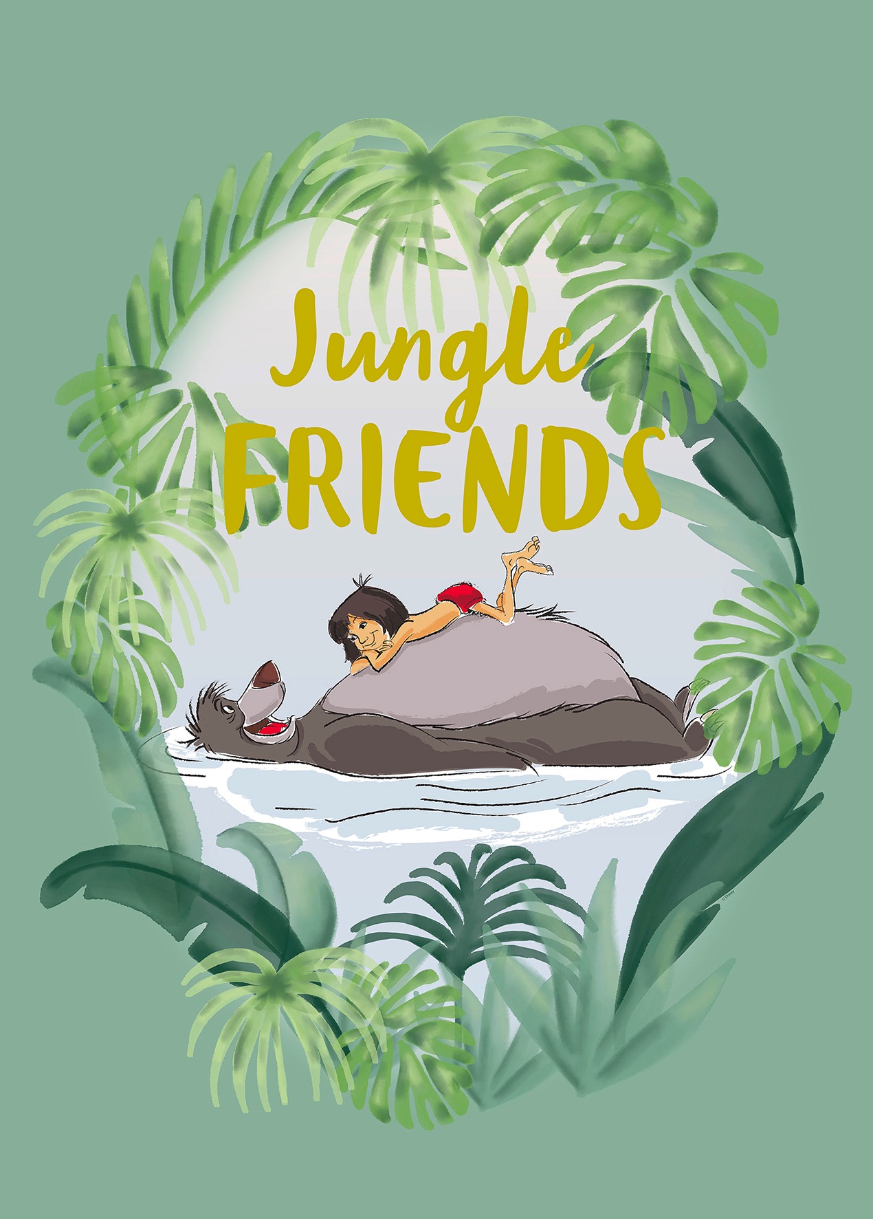 ✵ Komar Poster »Jungle Book Friends«, Disney, (1 St.), Kinderzimmer,  Schlafzimmer, Wohnzimmer online kaufen | Jelmoli-Versand