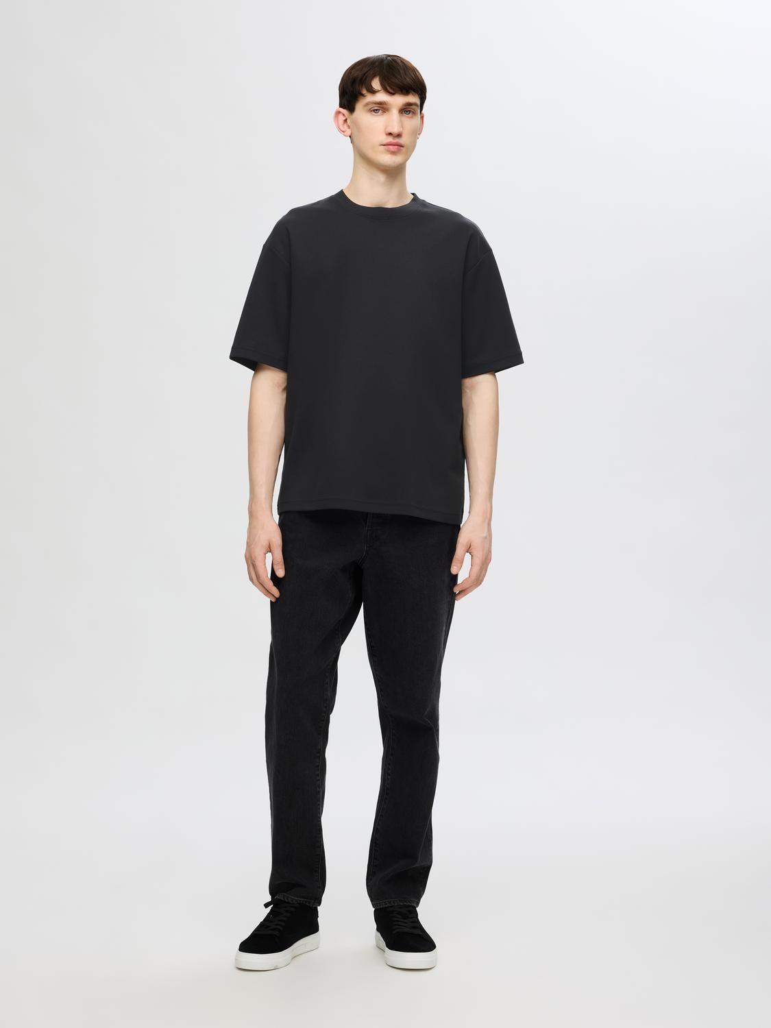 SELECTED HOMME T-Shirt »SLHLOOSEOSCAR SS O-NECK TEE NOOS«