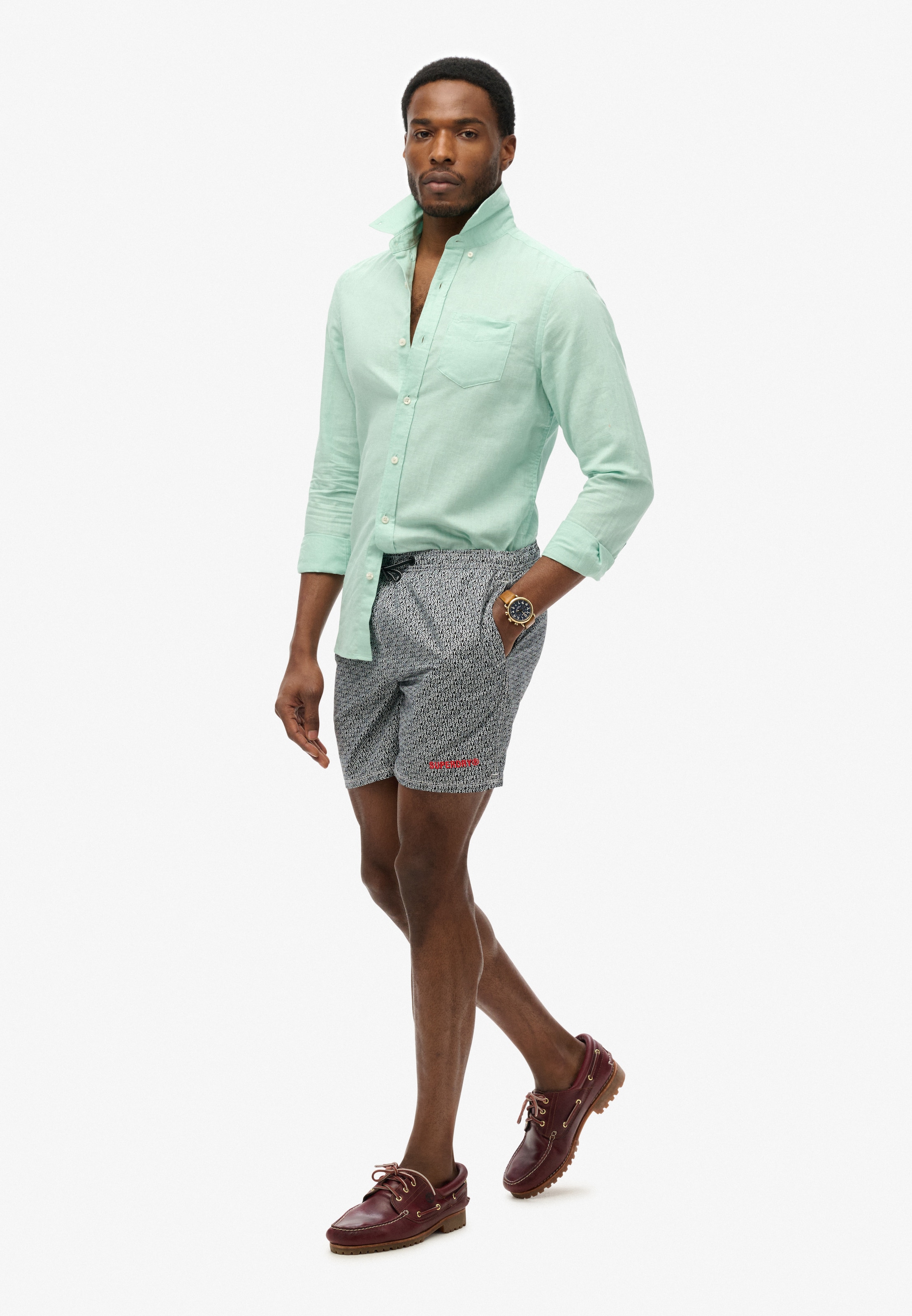 Superdry Badeshorts »AOP 17 SWIM SHORT«