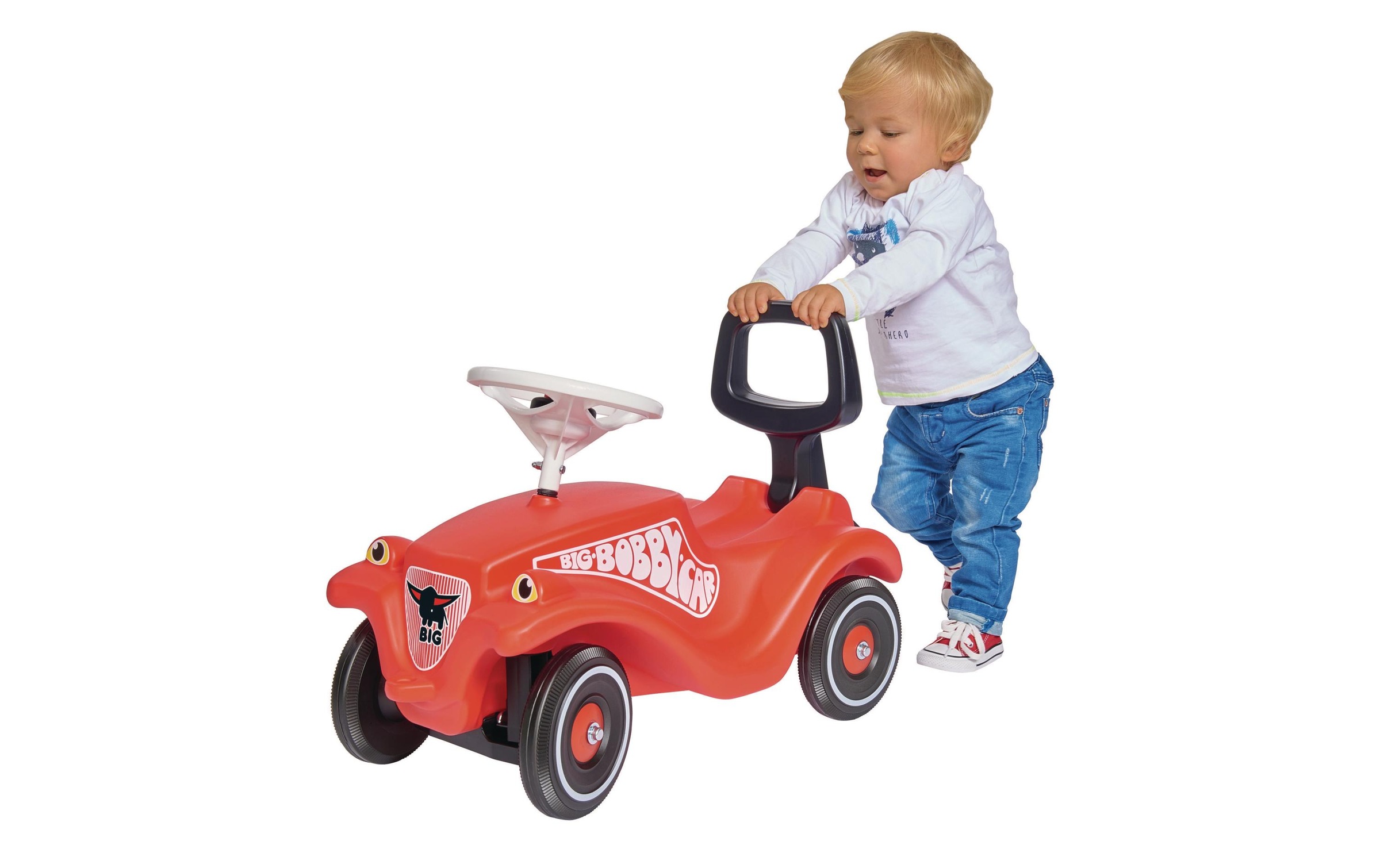 BIG Kinderfahrzeug Lauflernhilfe »BIG Bobby Car Walker 2in1 Zubehör«, 2in1 Rückenlehne und Lauflernhilfe