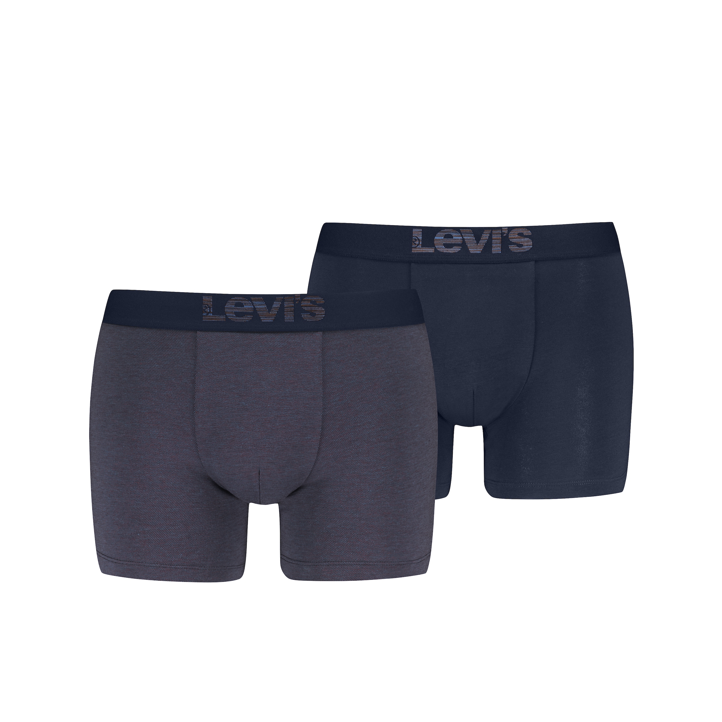 Levi's® Boxershorts »LEVIS MEN OPT ILL BOXER BRIEF ORG CO 2P« 2er Pack, mit breitem Logobund