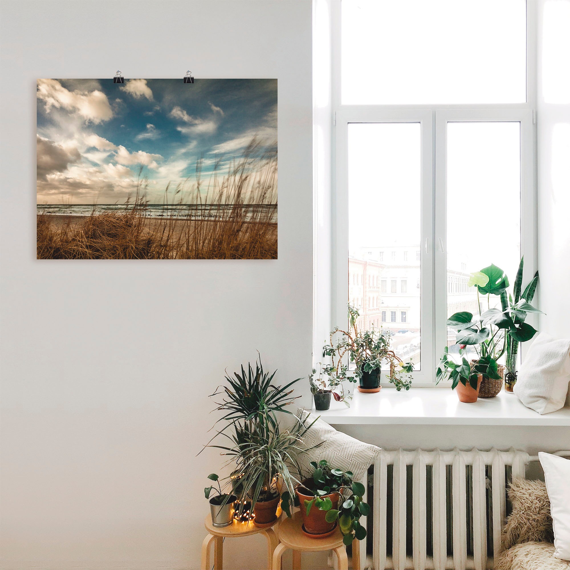 Artland Wandbild »An der Küste der Ostsee«, Gewässer, (1 St.), als Leinwandbild, Poster in verschied. Grössen