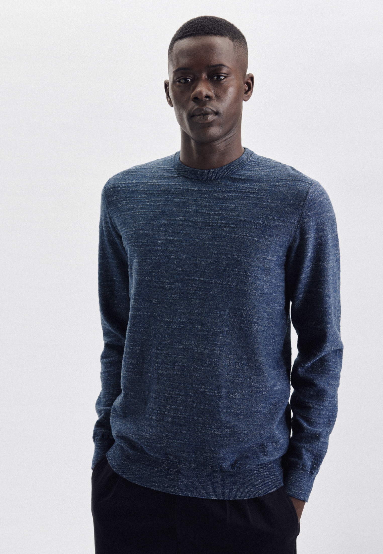 seidensticker Strickpullover »Regular« Langarm Rundhals Uni