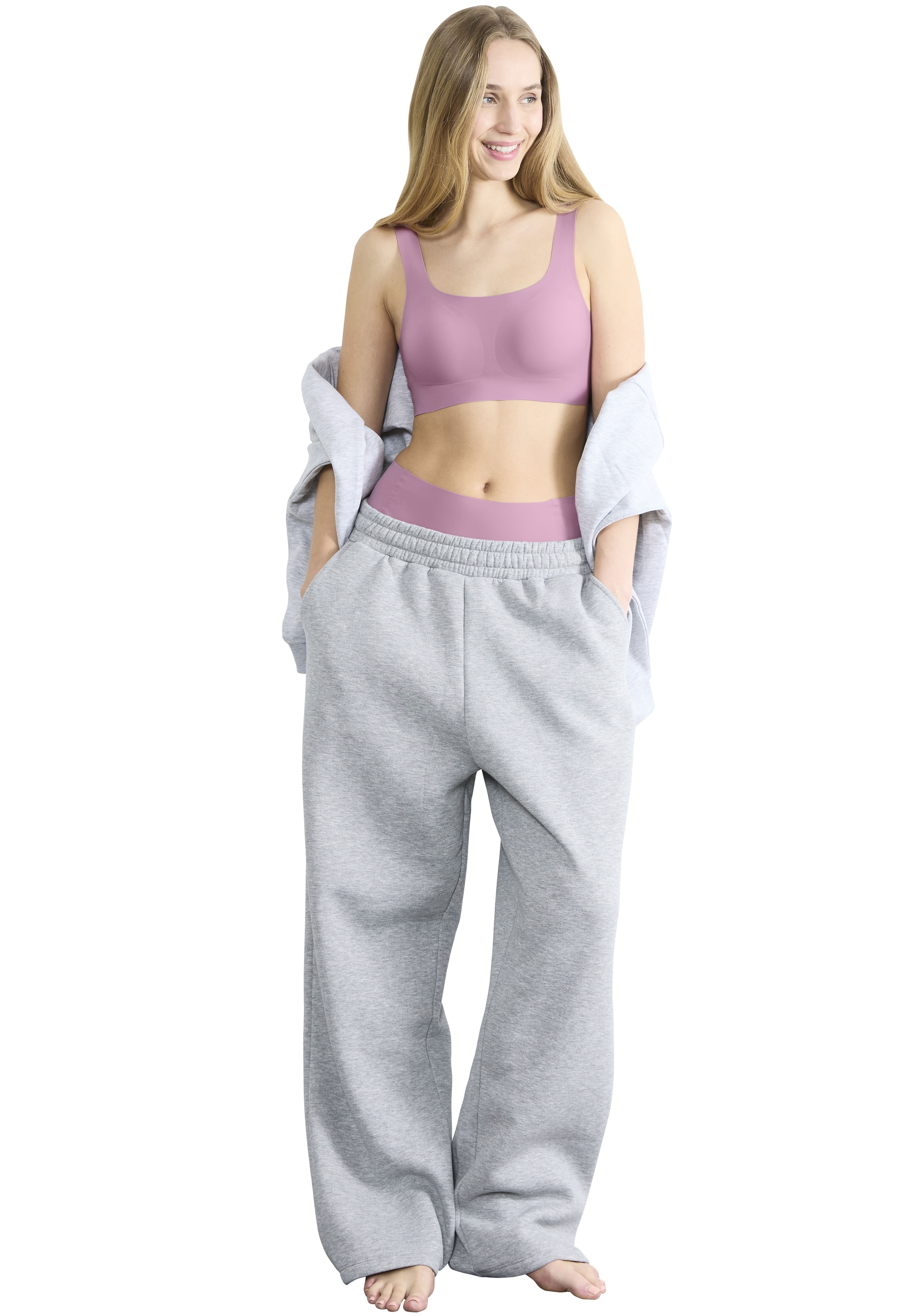 sloggi Bustier »Zero Feel 2.0«, nahtlos und unsichtbar, herausnehmbare Pads, dehnbar, Microfaser