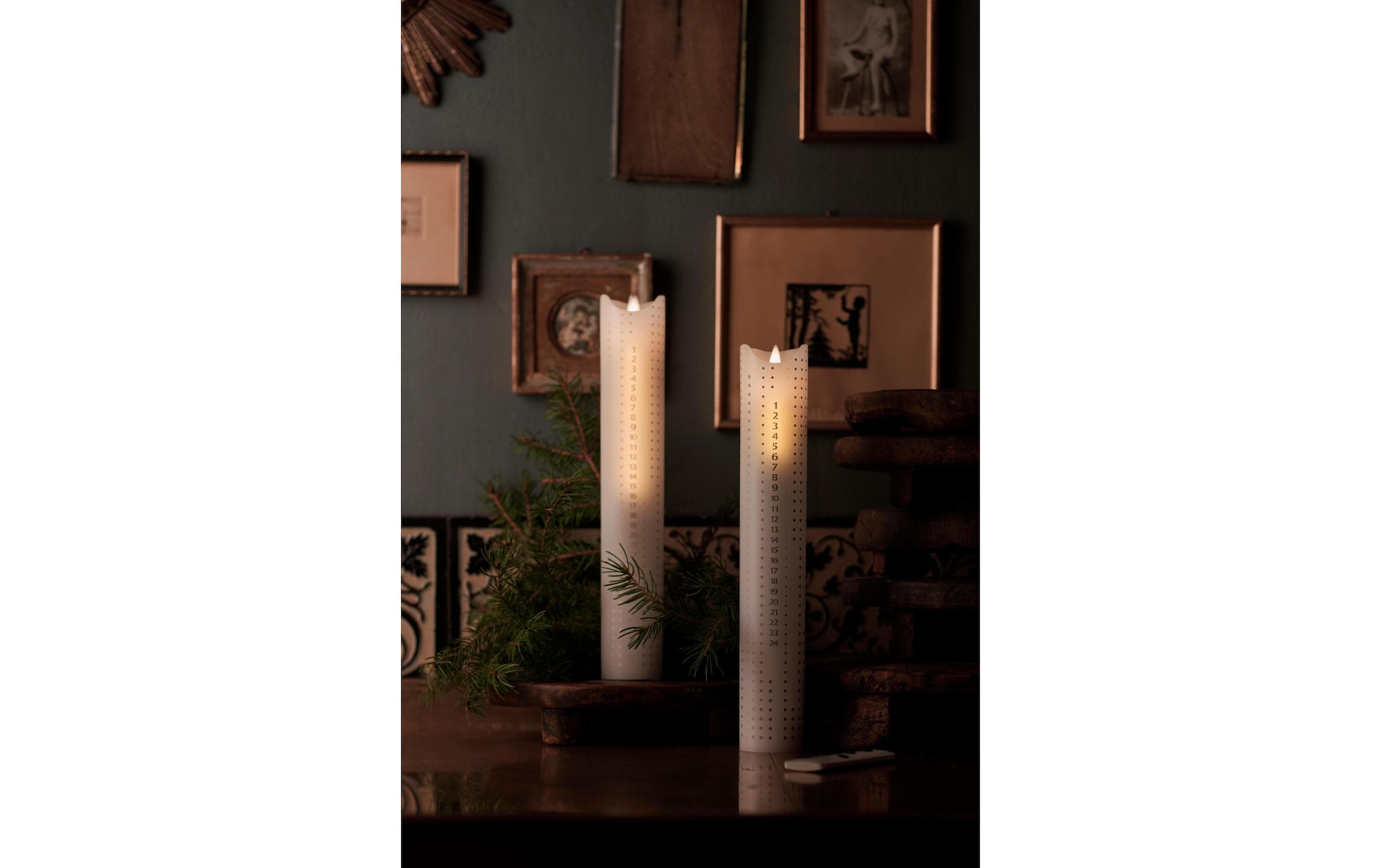 Calendar, Advent Weiss« Adventskerze »LED-Kerze kaufen online Sirius | Jelmoli-Versand