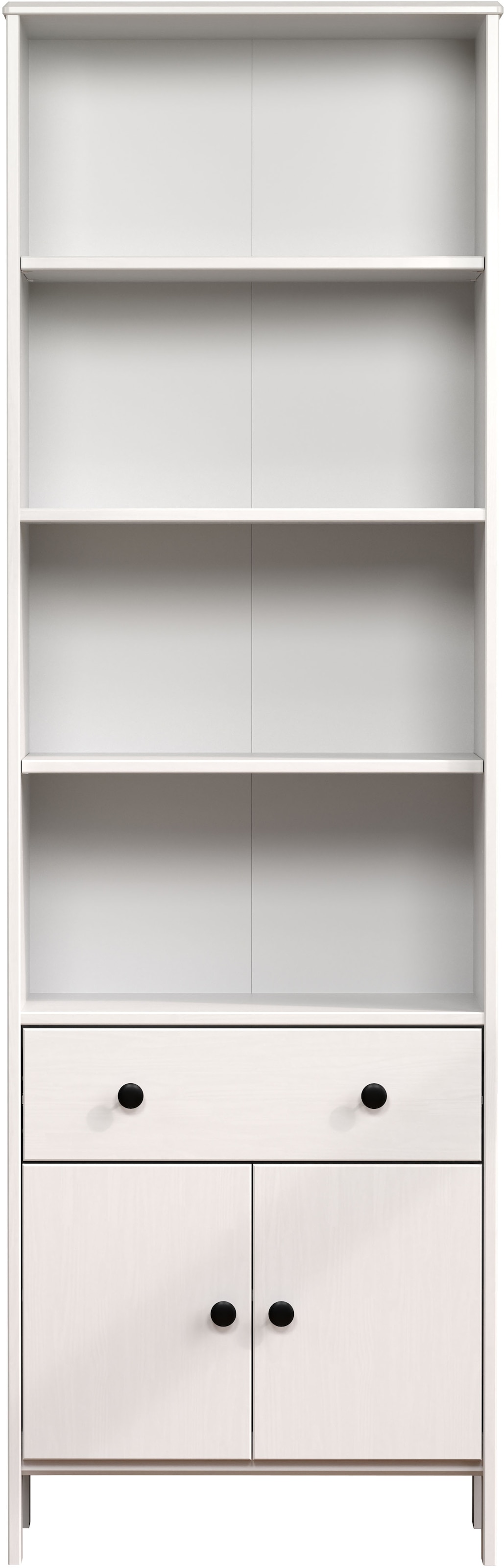 welltime Hochschrank »Kall«, (1 St.), Badezimmerschrank aus Kiefer-Massivholz - Masse (B/T/H) 60/33/188 cm