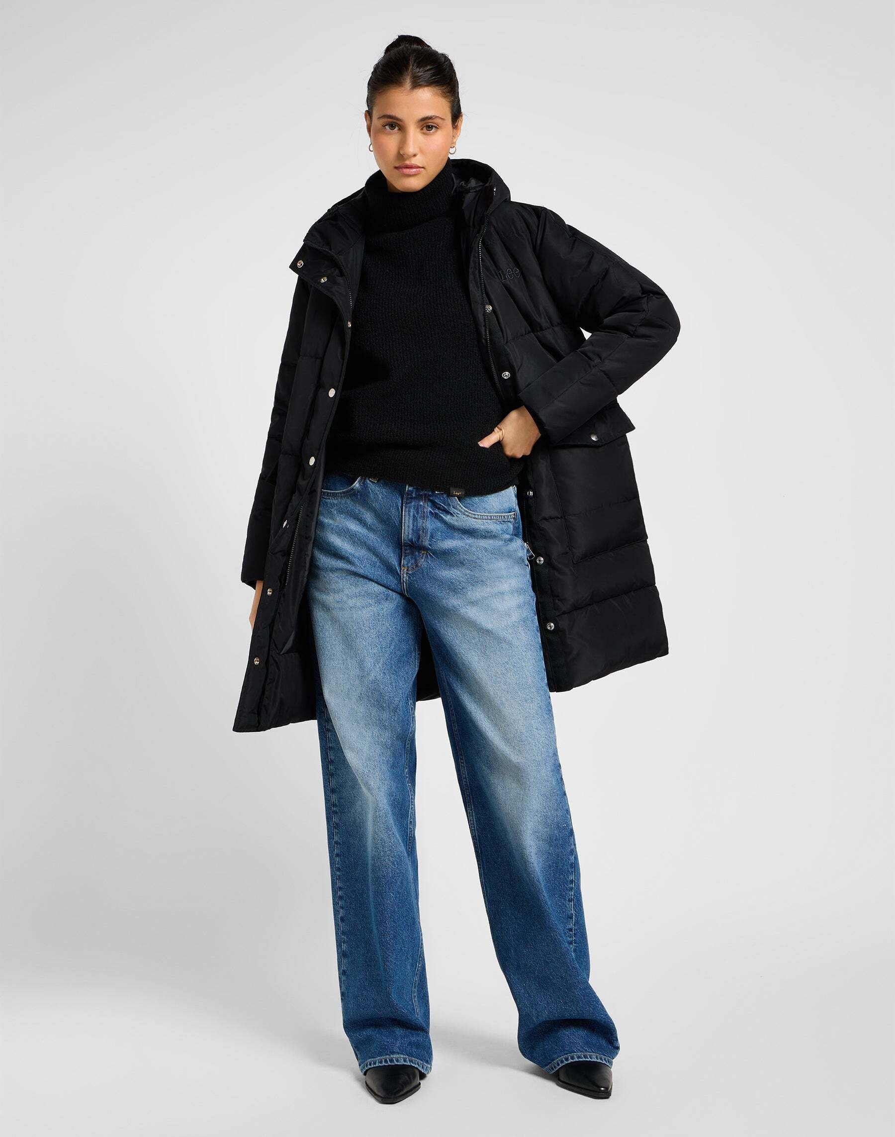 Lee® Winterjacke »LEE Winterjacke Long Puffer Jacket«