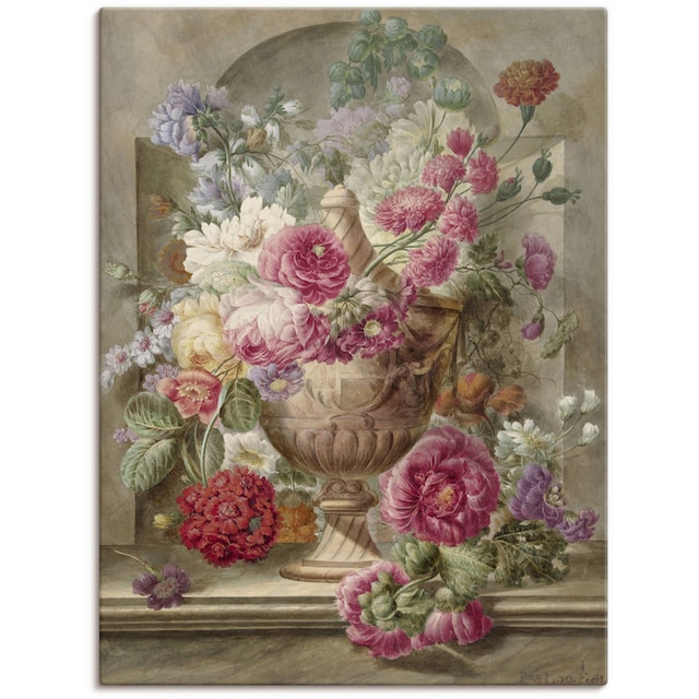 Artland Wandbild »Vase mit Blumen.«, Arrangements, (1 St.), als Alubild,  Leinwandbild, Wandaufkleber oder Poster in versch. Grössen online shoppen |  Jelmoli-Versand