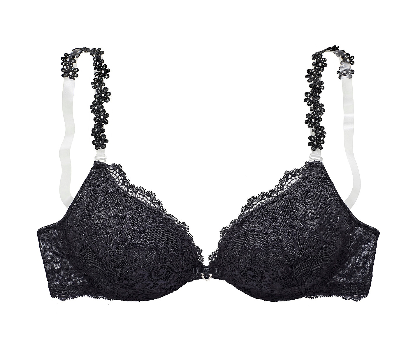 Vivance Push-up-BH, mit 3 extravaganten Trägern zum Austauschen, sexy Dessous