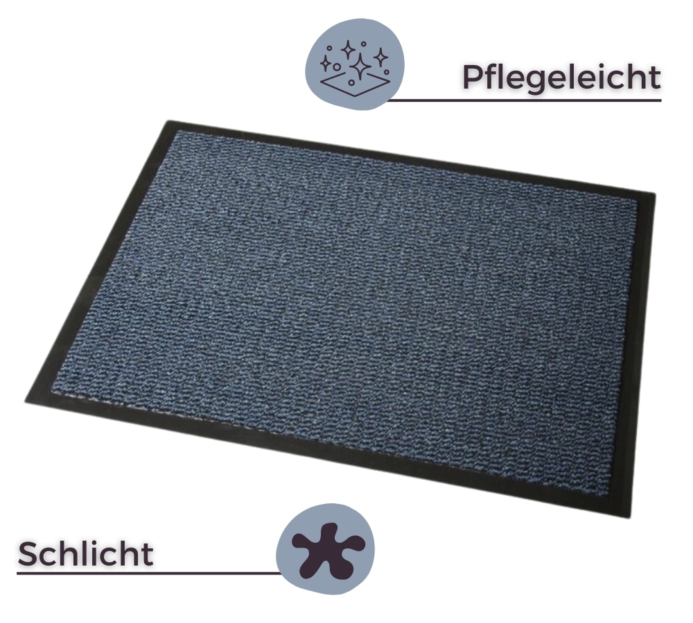 HANSE Home Fussmatte »Faro Line, Türmatte«, rechteckig, 10 mm Höhe, Waschbar, Schmutzfangmatte, Outdoor, Innen, Rutschfest, Wetterfest
