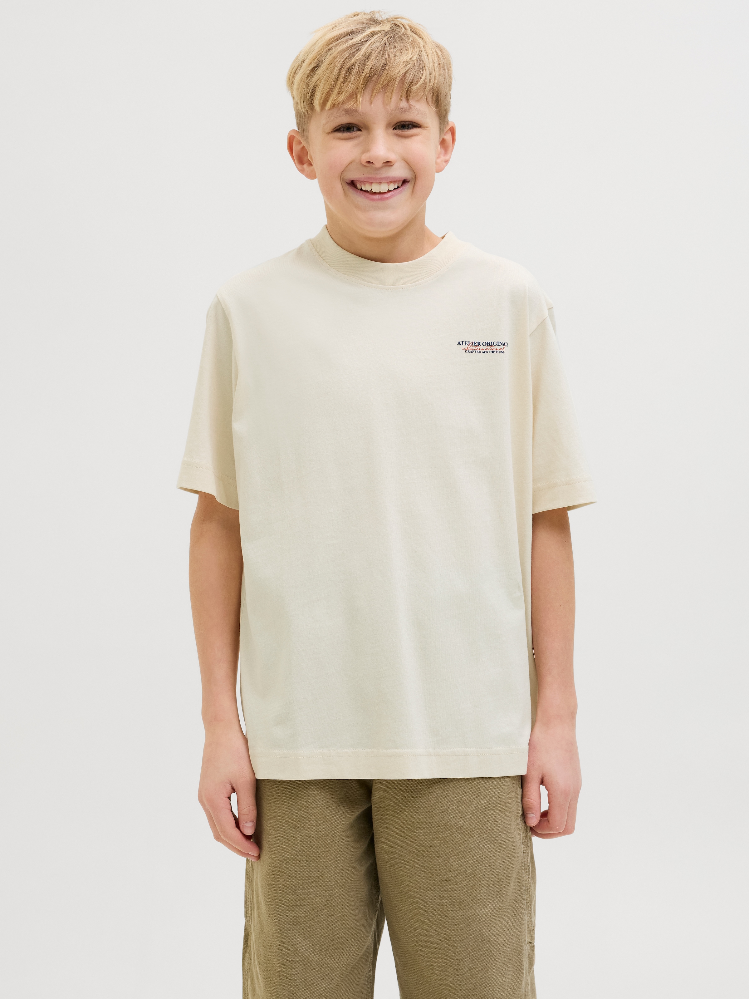 Jack & Jones Junior T-Shirt »JORISLINGTON TYPE TEE SS CREW N. SN JNR«