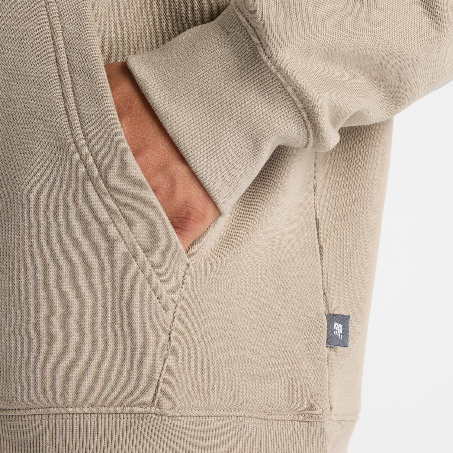 New Balance Kapuzensweatshirt »Circularogo Hoodie TIMBERWOLF«