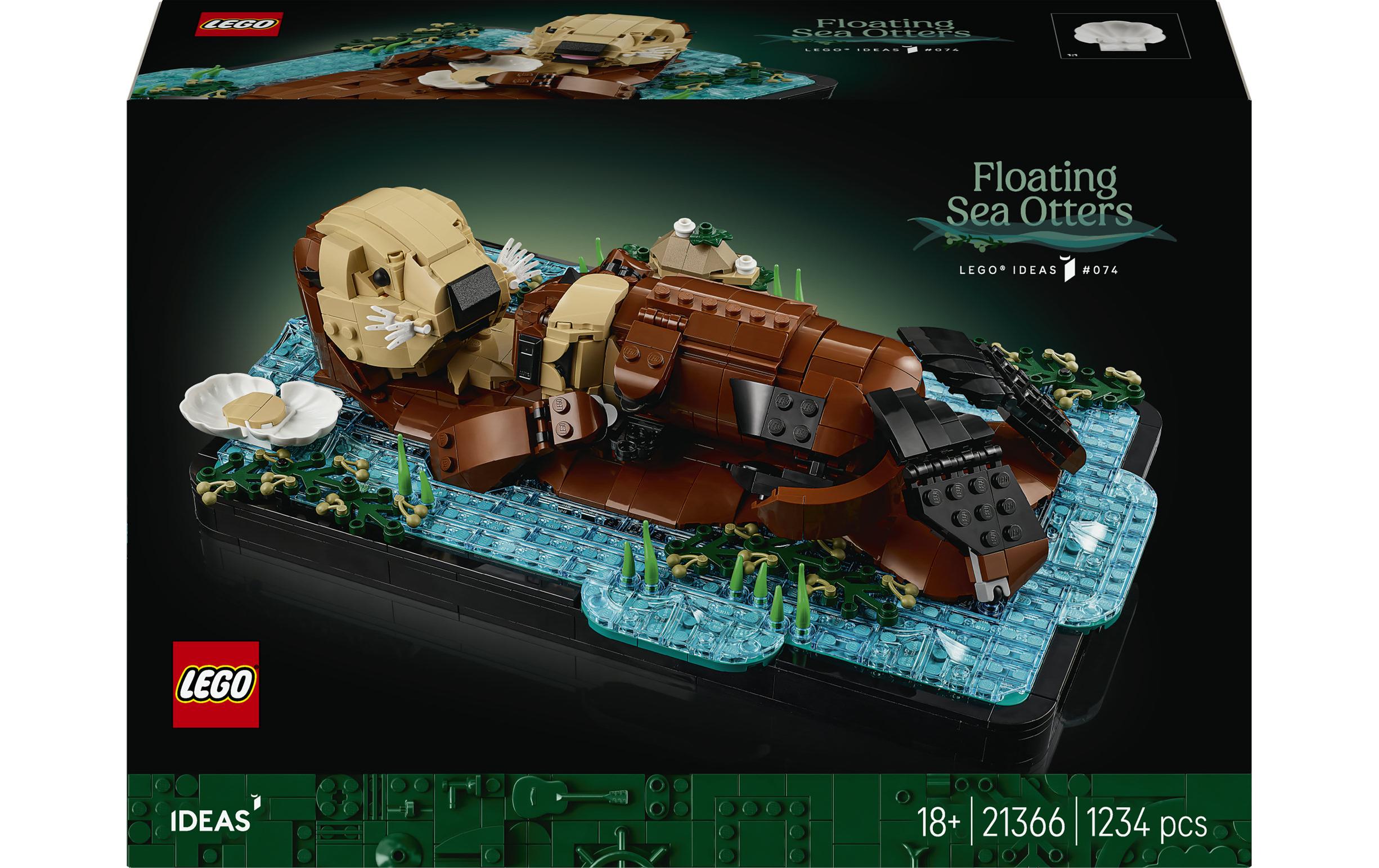 LEGO Konstruktionsspielsteine "Schwimmende Otter (21366), LEGO Ideas"
