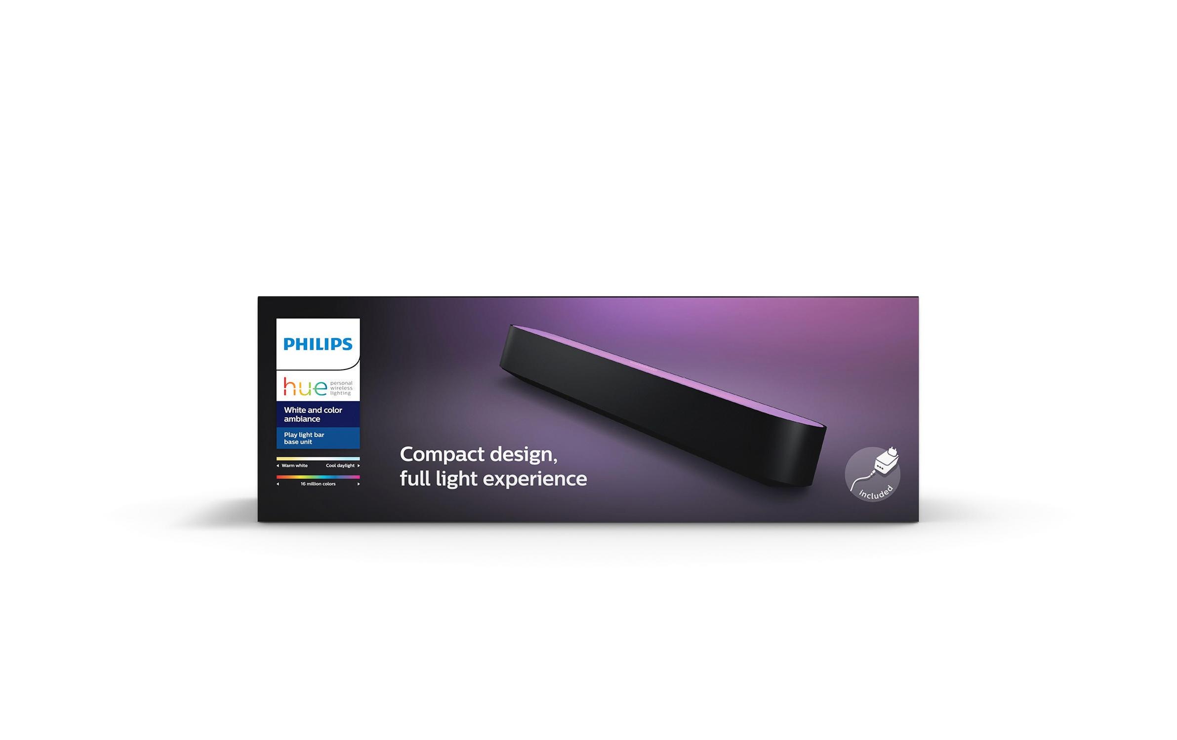Philips Hue Smarte LED-Leuchte »Play Starterset 2 Stück Schwarz«