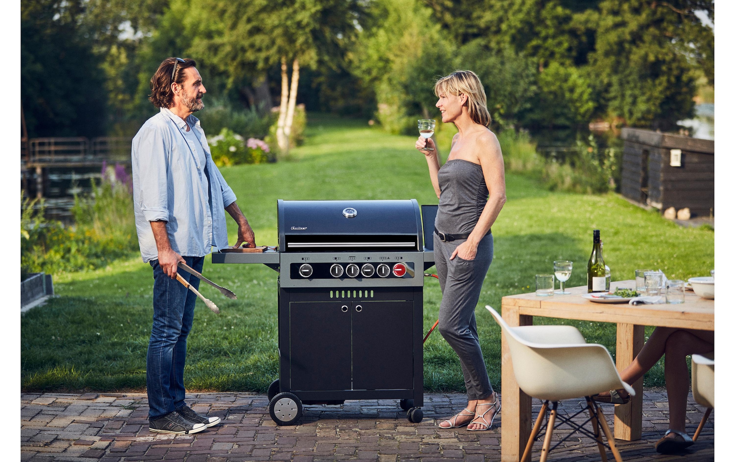 Enders® Gasgrill »Boston Black 4 IK T«