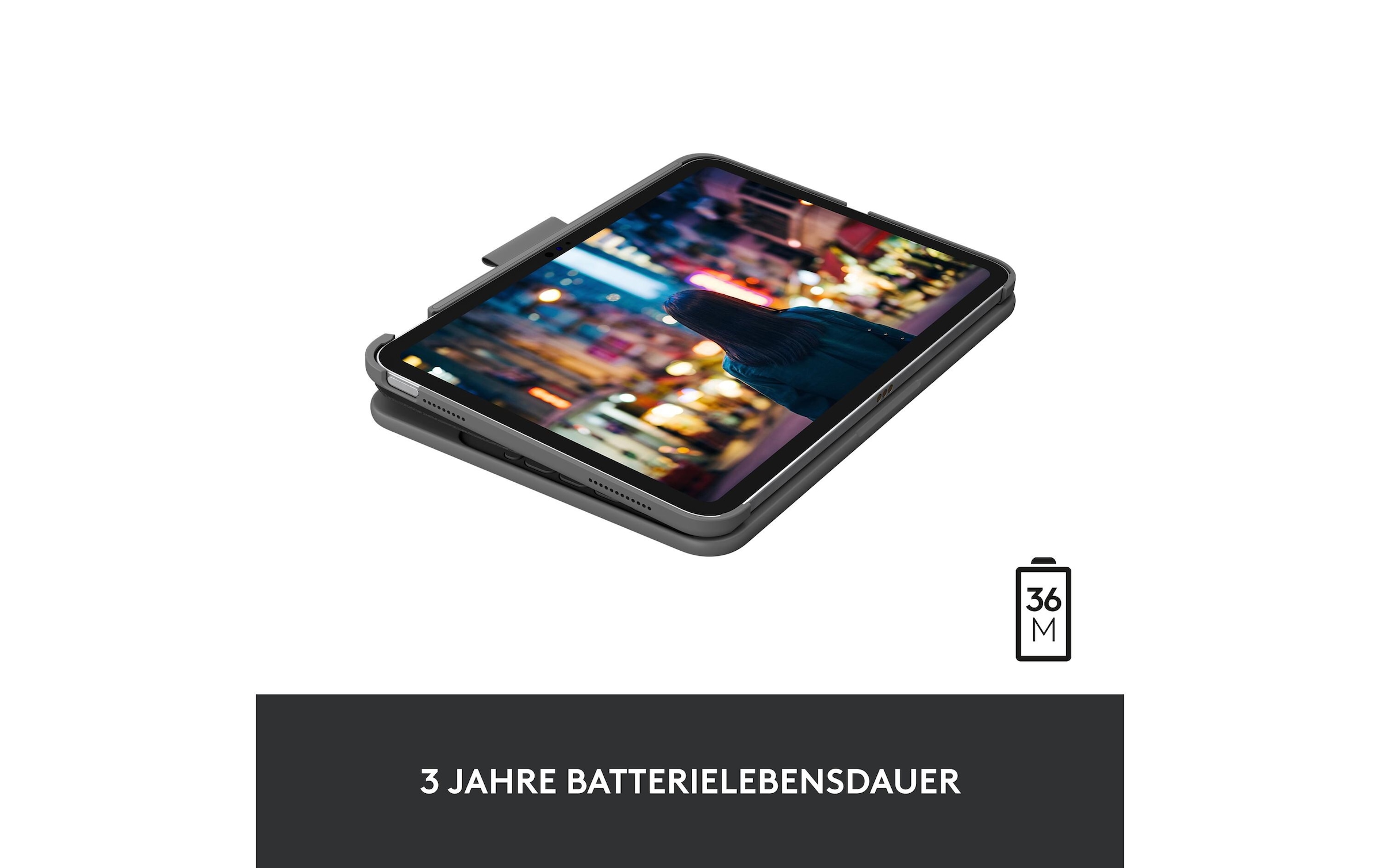 Logitech Tablet-Hülle »Slim Folio iPad 45179 (10. Gen.)«, Tablet, 27,7 cm (10,9 Zoll)