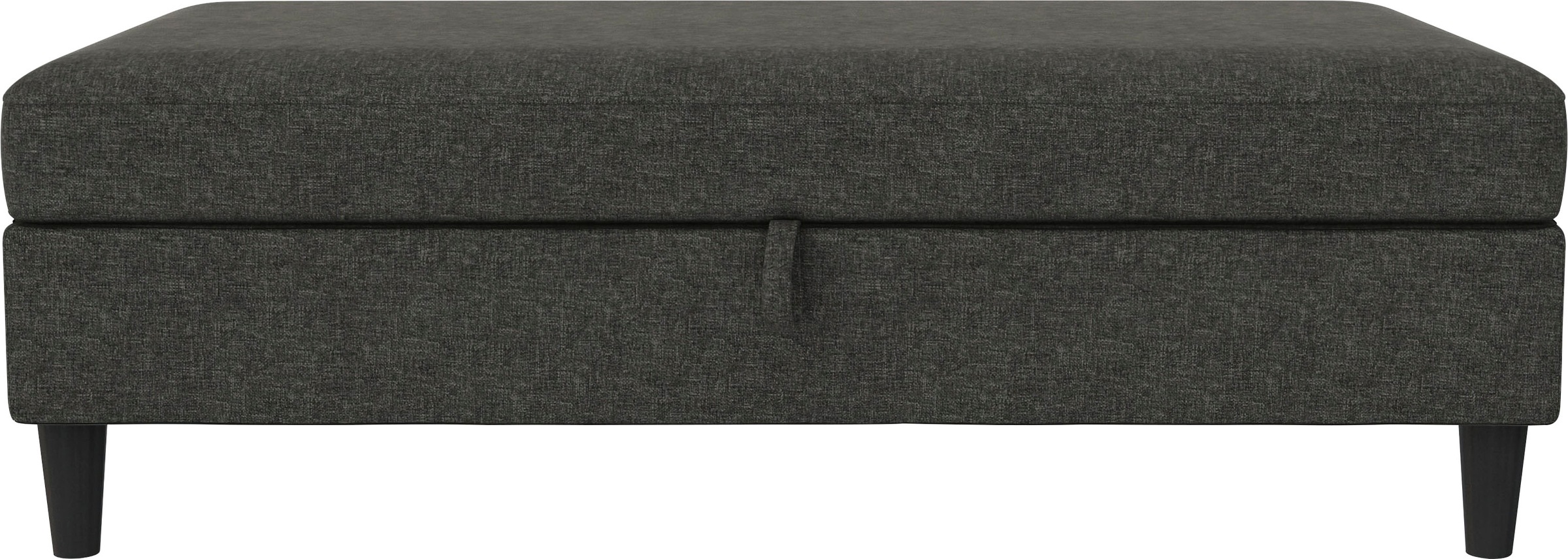 Dorel Home Stauraumhocker »Hartford«, Polsterhocker mit Stauraum, frei im Raum stellbar, Sitzhöhe 43 cm