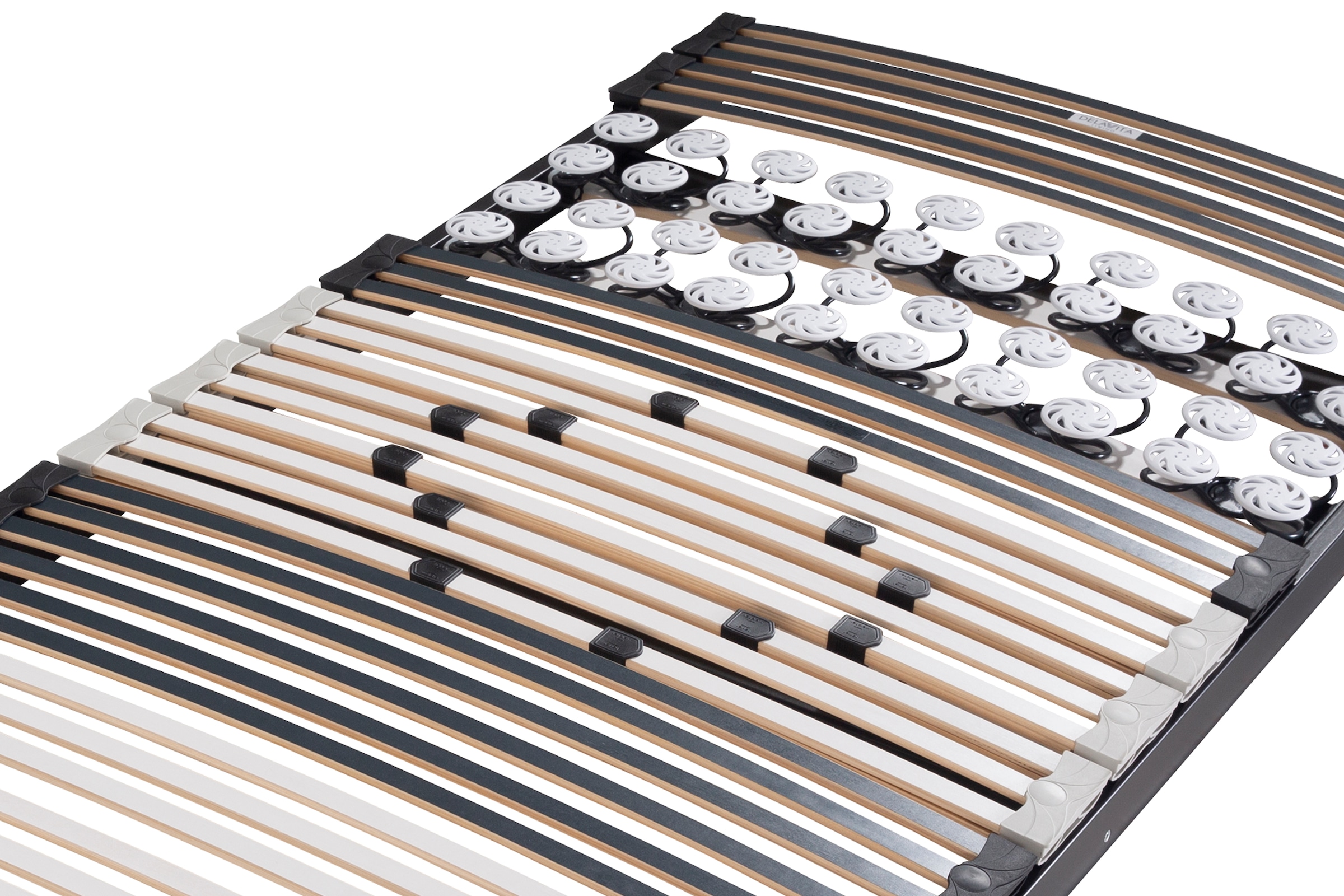 DELAVITA Teiltellerlattenrost »Lattenrost Müritz, 90x200, 140x200 cm und weiteren Grössen«, (1 St.), Lattenrost für alle Matratzen, langlebig, ergonomisch, 7-Zonen