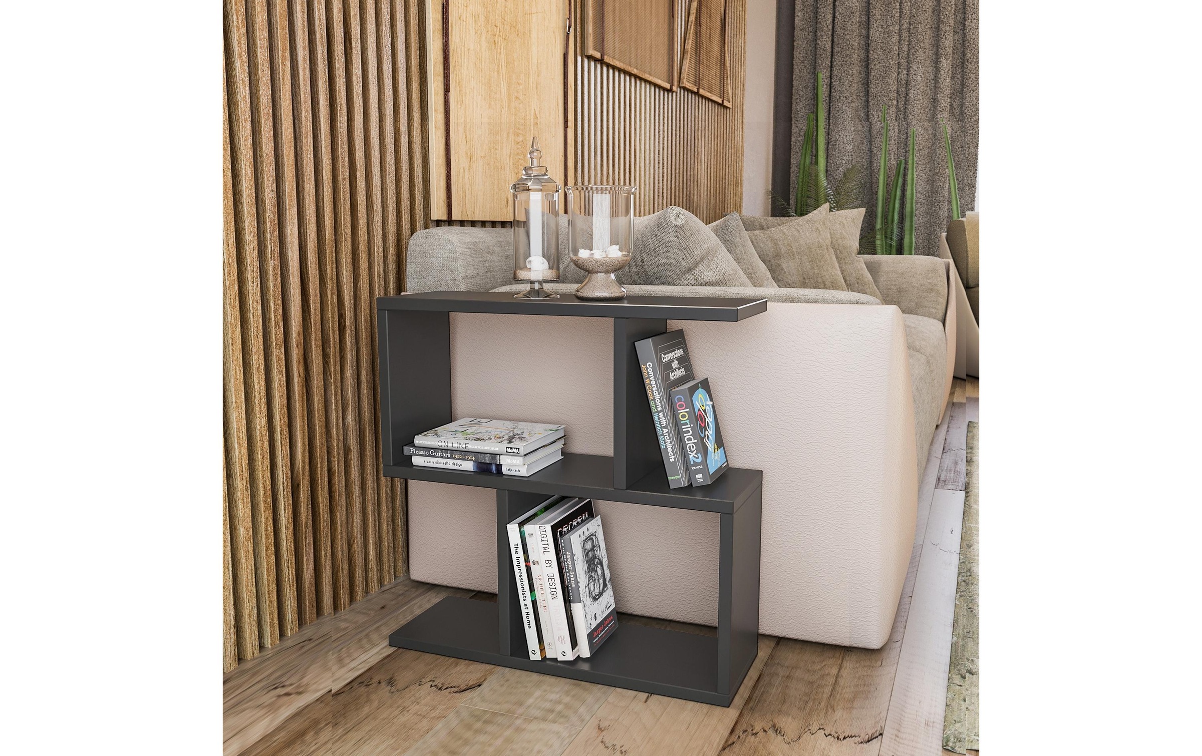 WOODY FASHION Regal »Life 60 x 60 x 20 cm, Anthrazit«