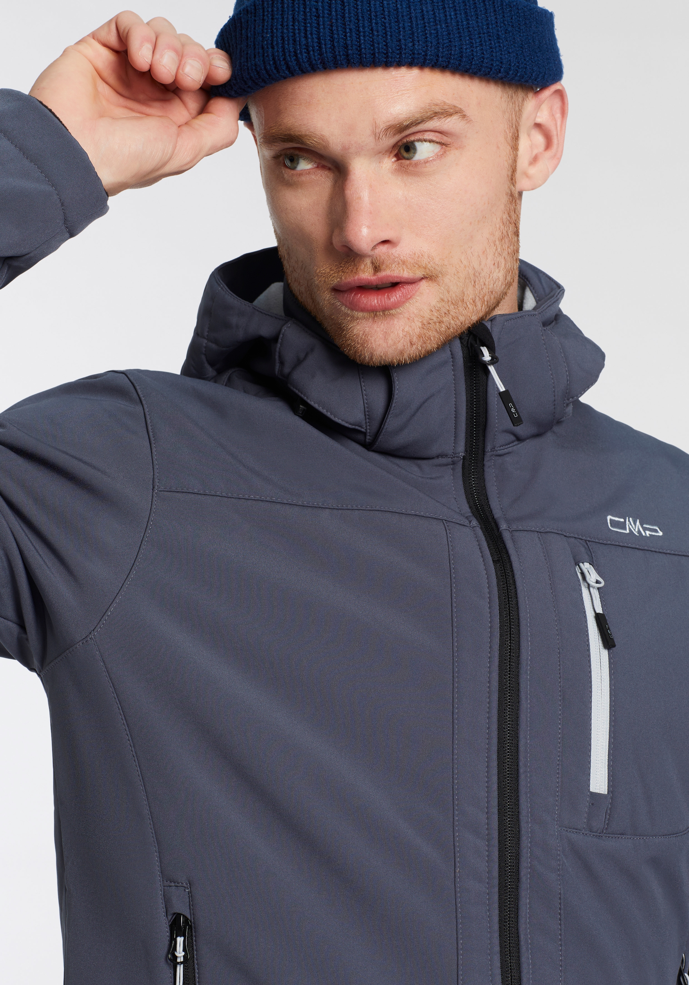 CMP Softshelljacke »MAN JACKET ZIP HOOD«, mit Kapuze