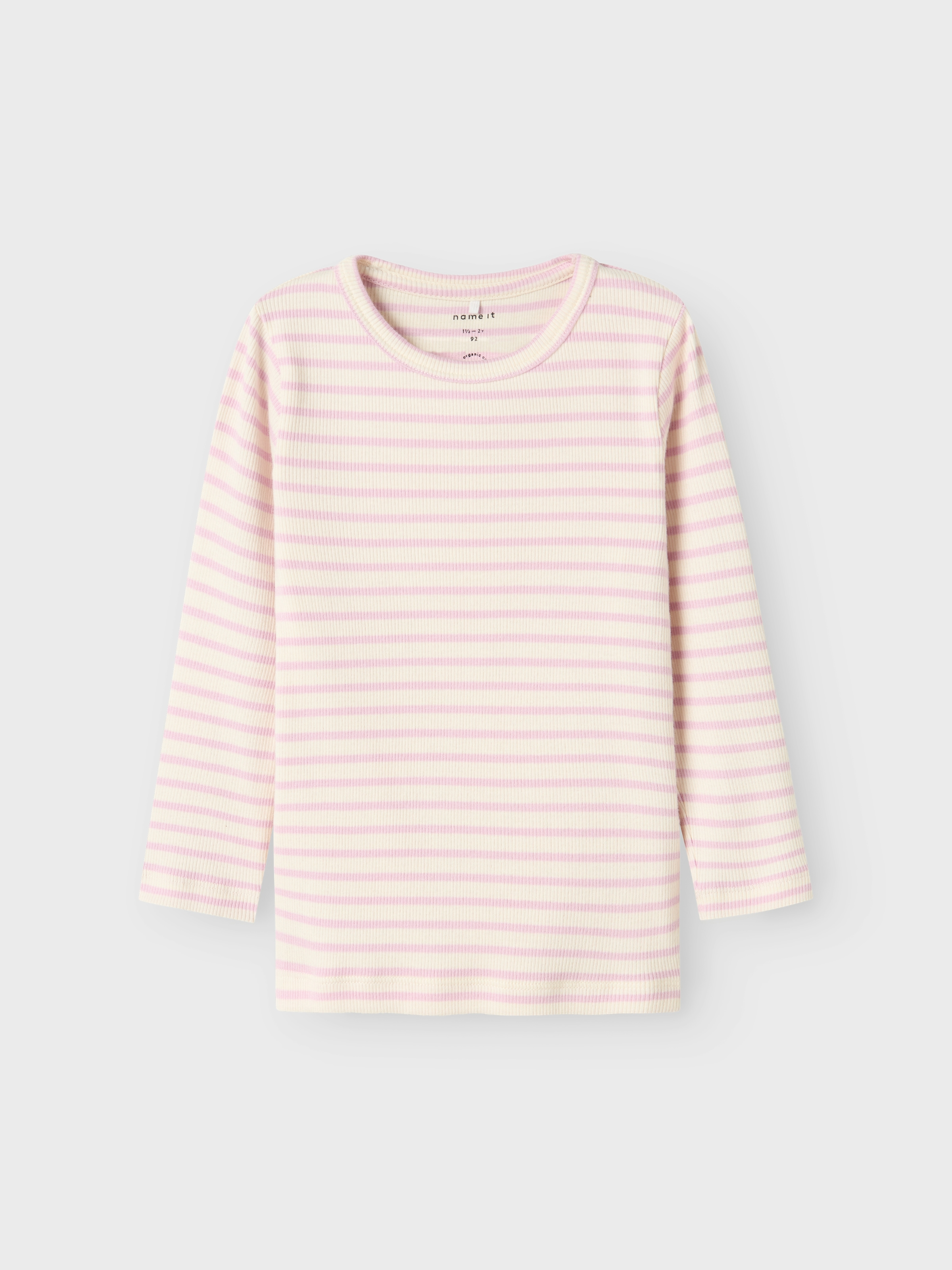 Name It Langarmshirt »NMNBANI LS XSL TOP NOOS«, Ringel-Look in toller Rippen-Qualität