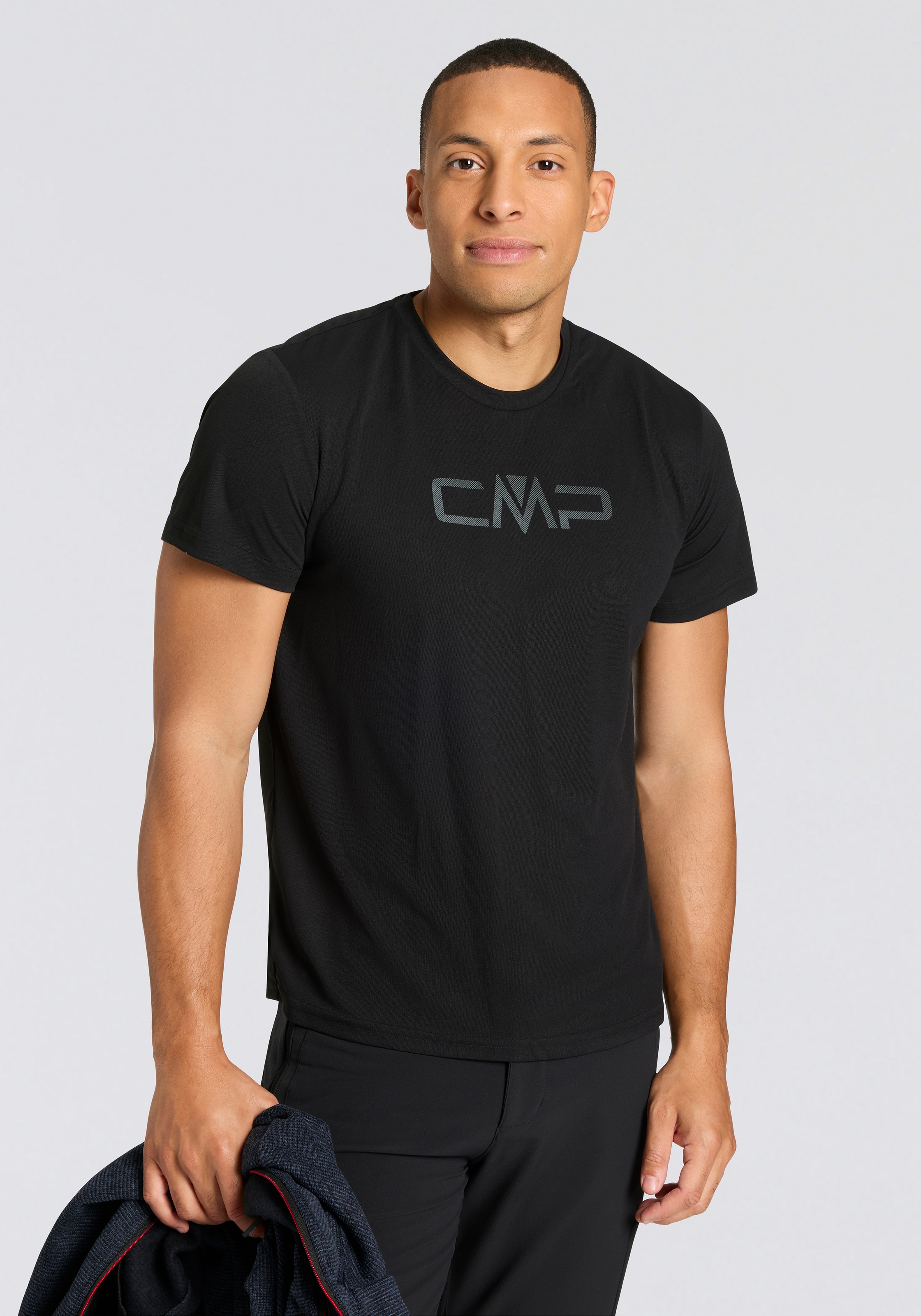 Cmp Nero Funktionsshirt "Man Co T-Shirt" Atmungsaktiv, Mit Rundhalsausschnitt, Schnell Trocknend