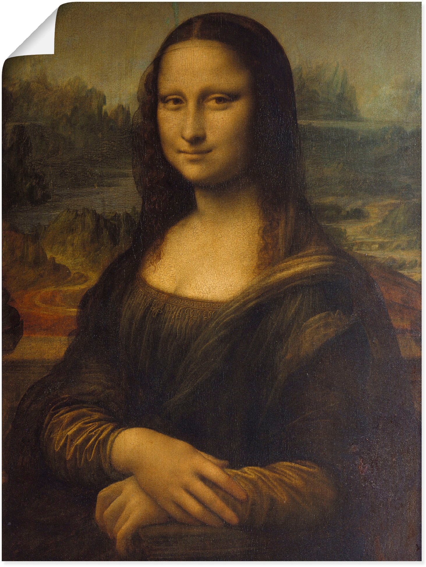 Artland Wandbild »Mona Lisa. in Leinwandbild, Grössen St.), Porträts, Um online Poster als shoppen 1503«, Jelmoli-Versand | oder Wandaufkleber (1 versch