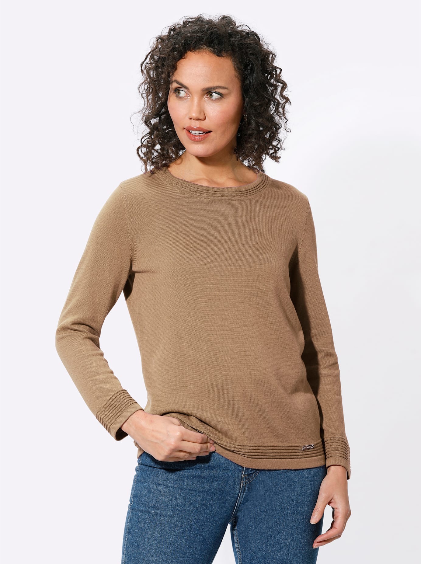 Casual Looks Rundhalspullover »Rundhals-Pullover«