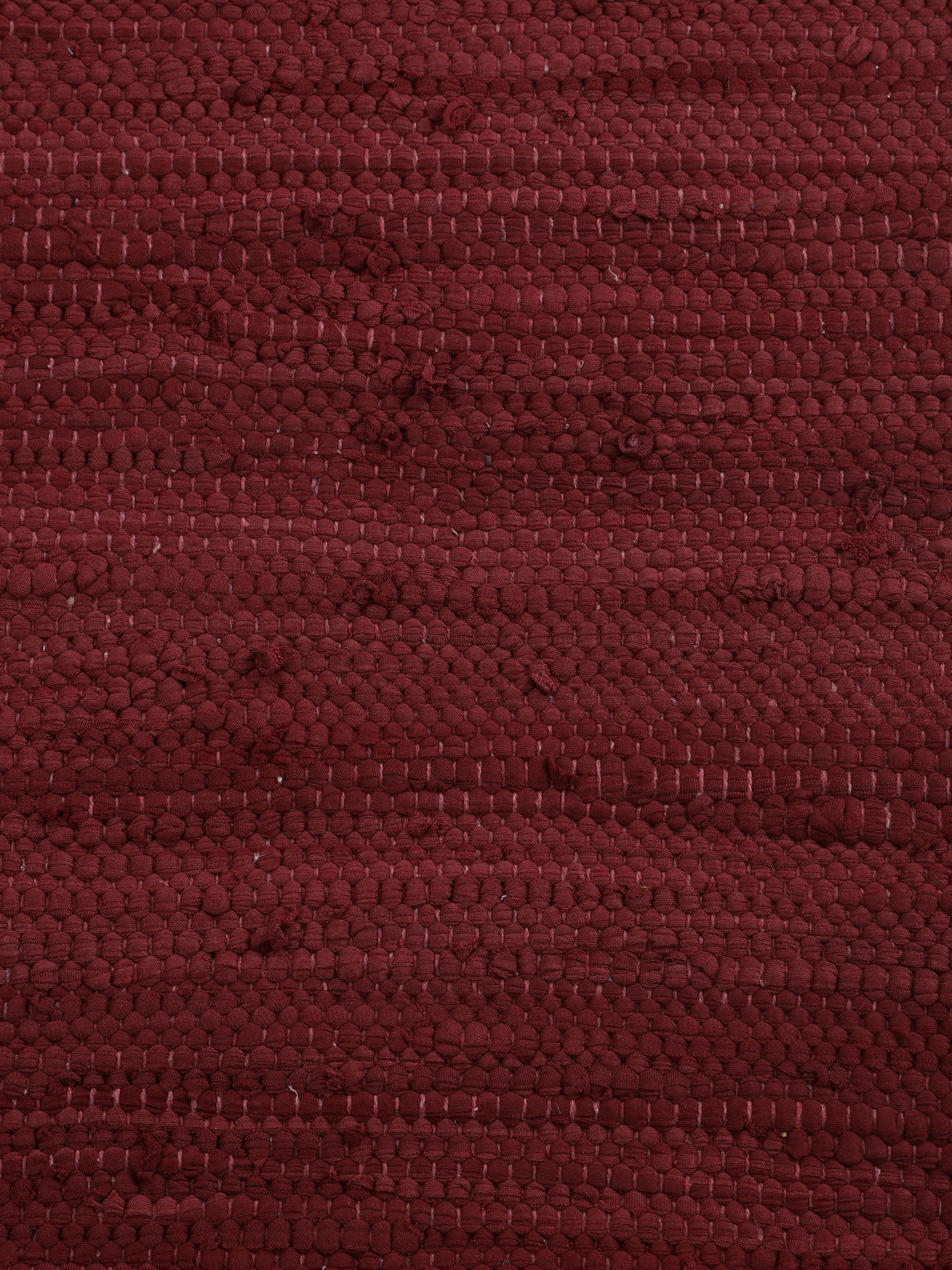 carpetfine Teppich »Kelim Chindi uni, auch als Läufer«, rechteckig, 5 mm Höhe, Wendeteppich, reine Baumwolle, handgewebt, Uni-Farben, mit Fransen