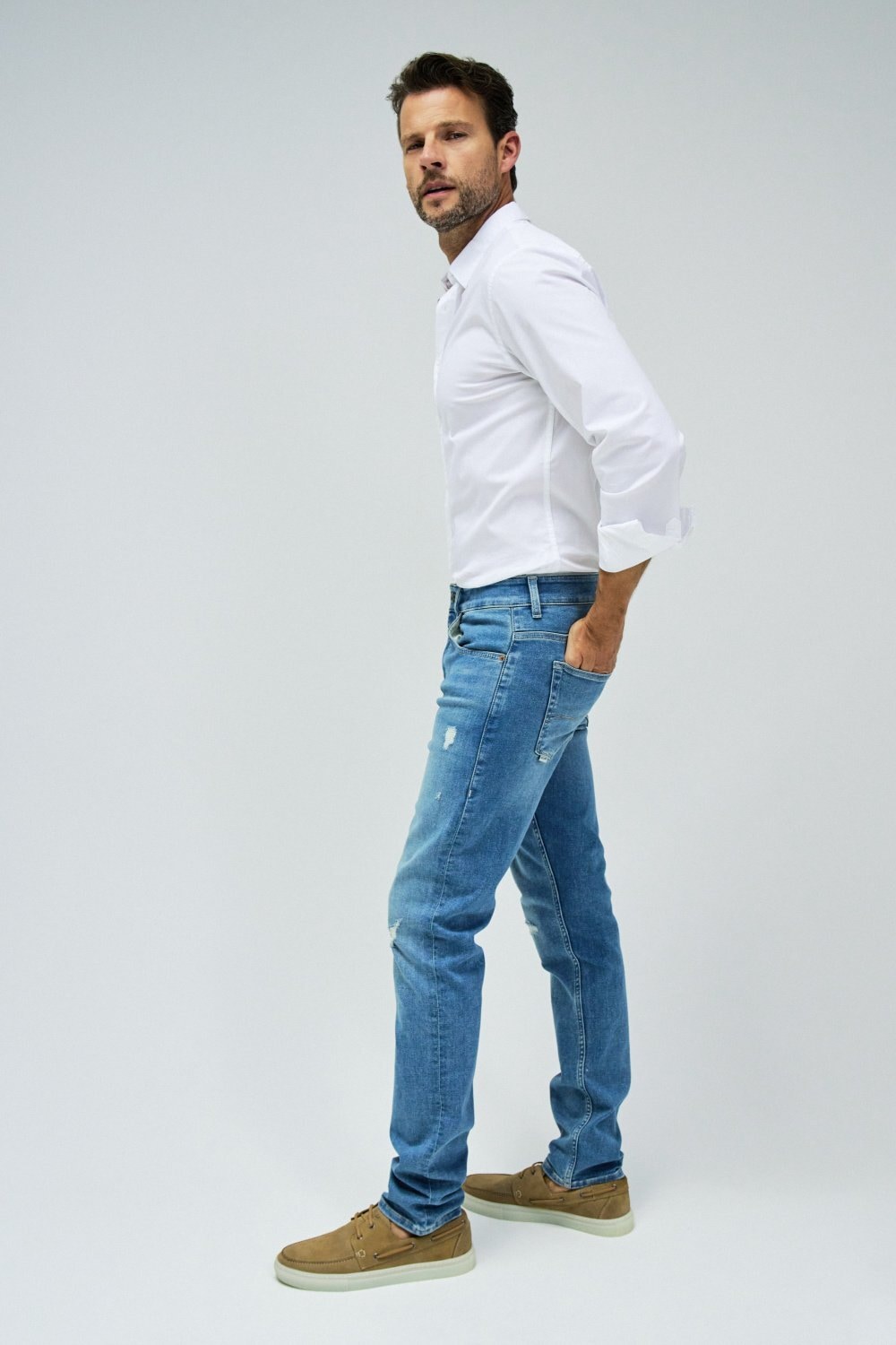 Salsa Slim-fit-Jeans »Salsa Jeans Jeans Slim S-Active Destroyed«