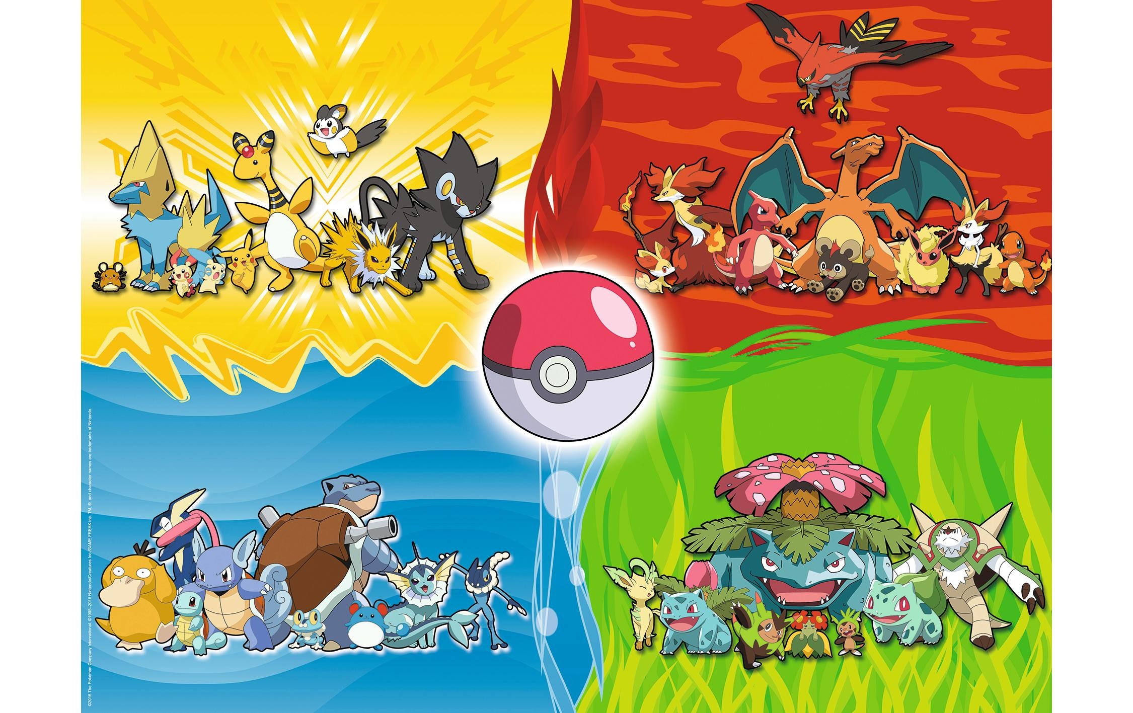 Ravensburger Puzzle »Pokémon Typen«, (150 tlg.)