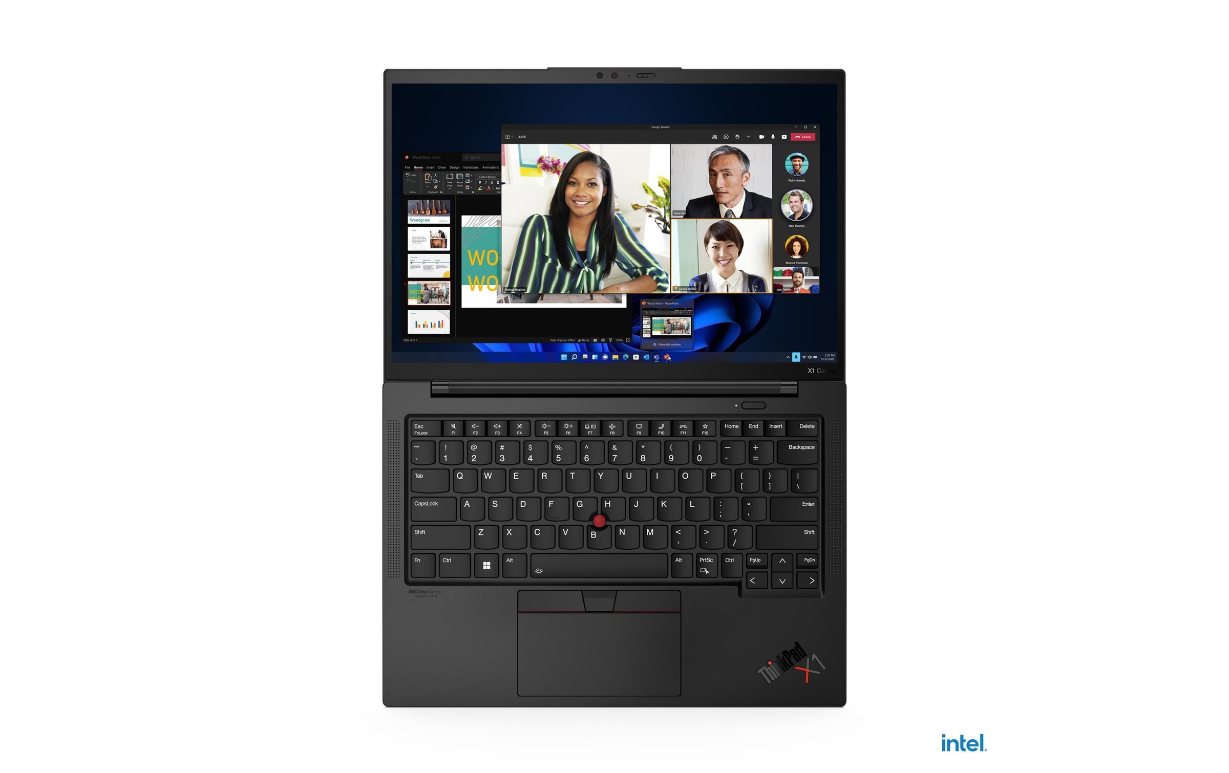 Lenovo Convertible Notebook »Lenovo ThinkPad X1C G10, i5-1235U, W11-P DG«, / 14 Zoll, Intel