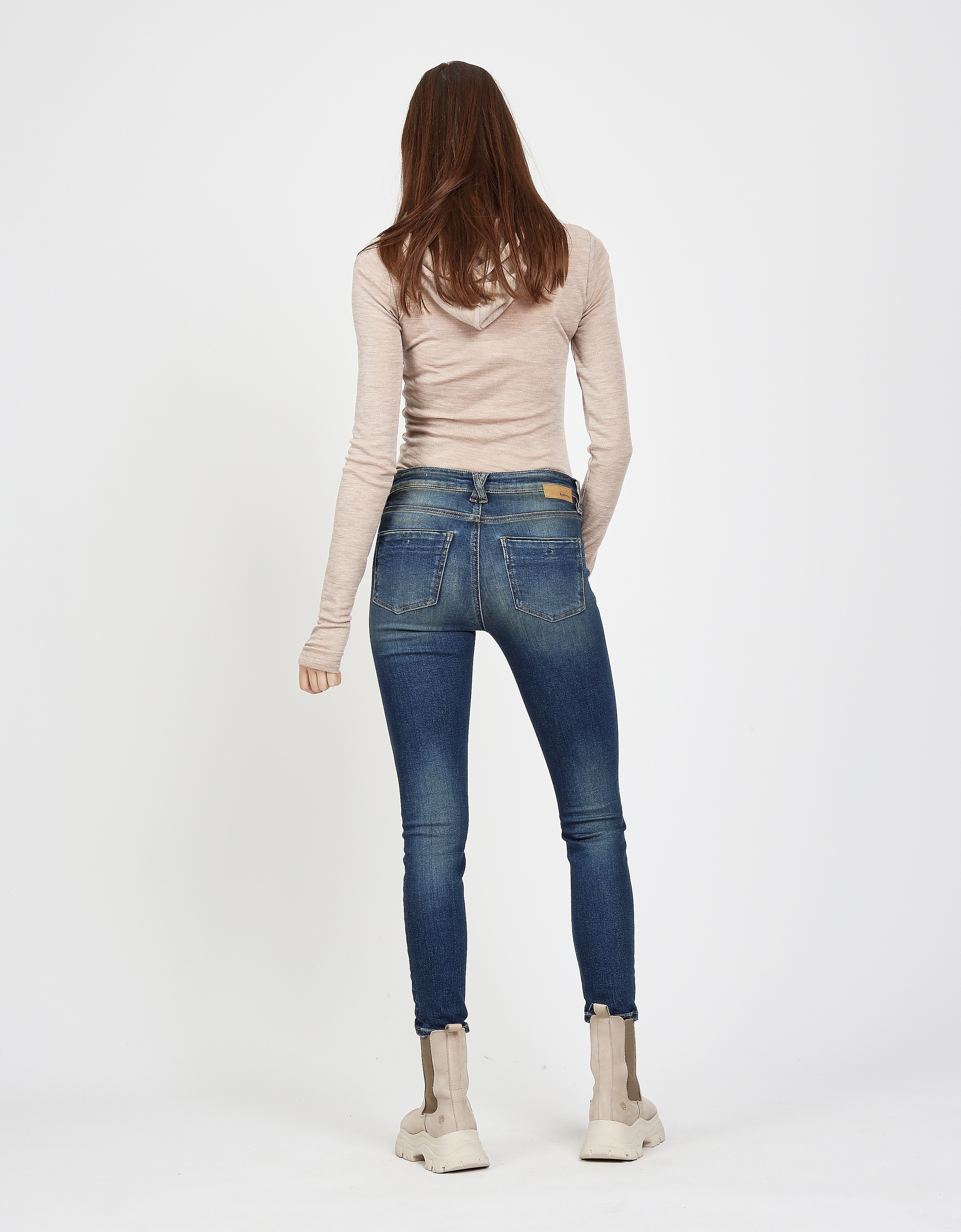 GANG Skinny-fit-Jeans »94LAYLA«, mit Used-Effekten